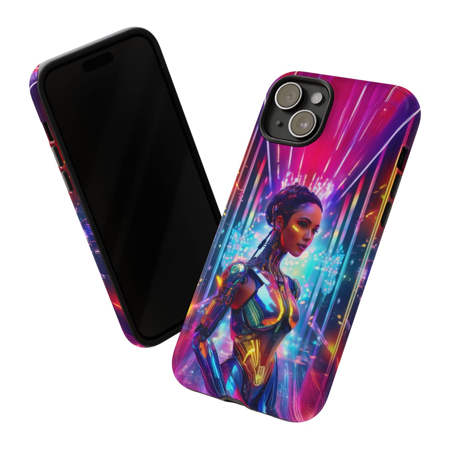 Futuristic Human Android Hybrid Cell Phone Case 006