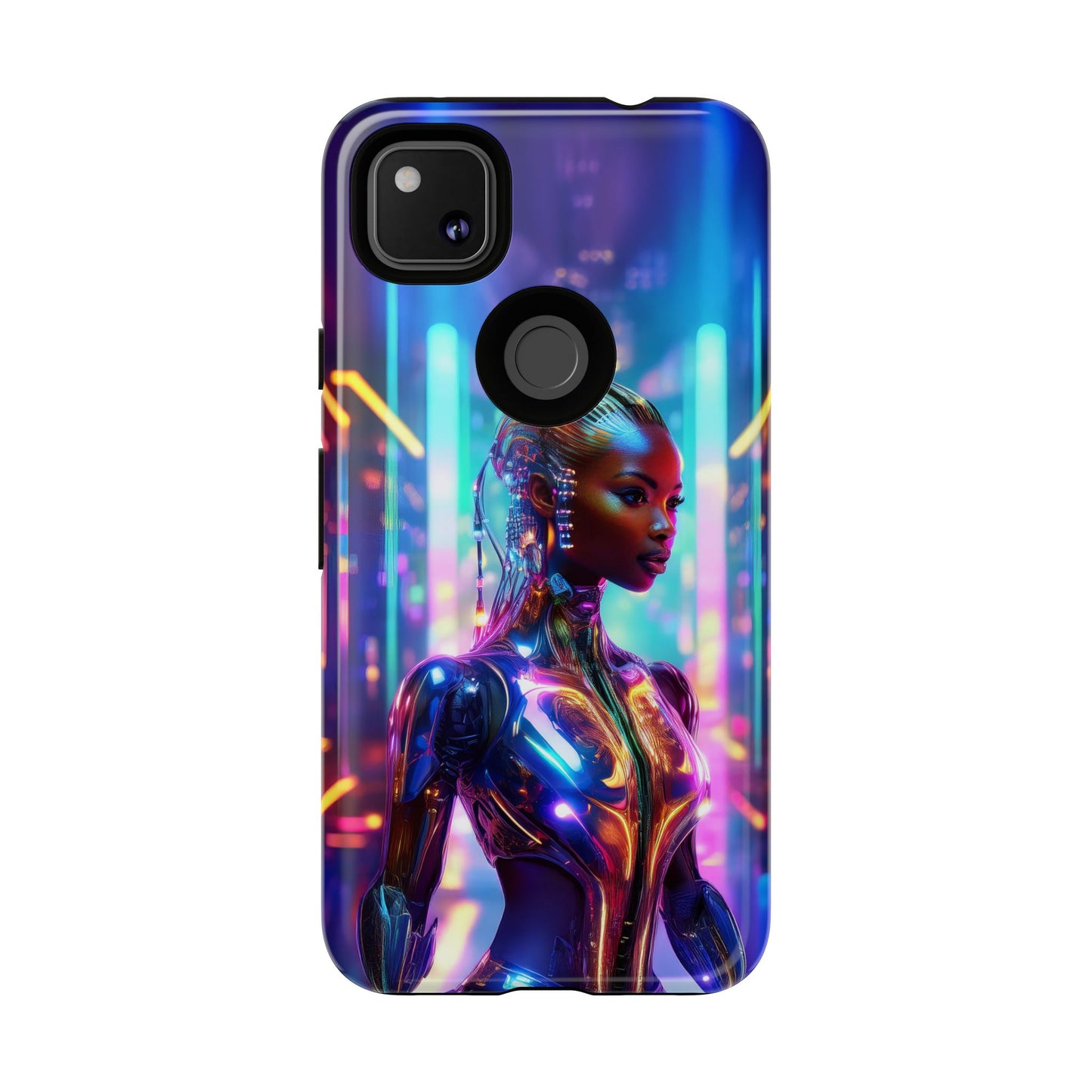 Futuristic Human Android Hybrid Cell Phone Case 018