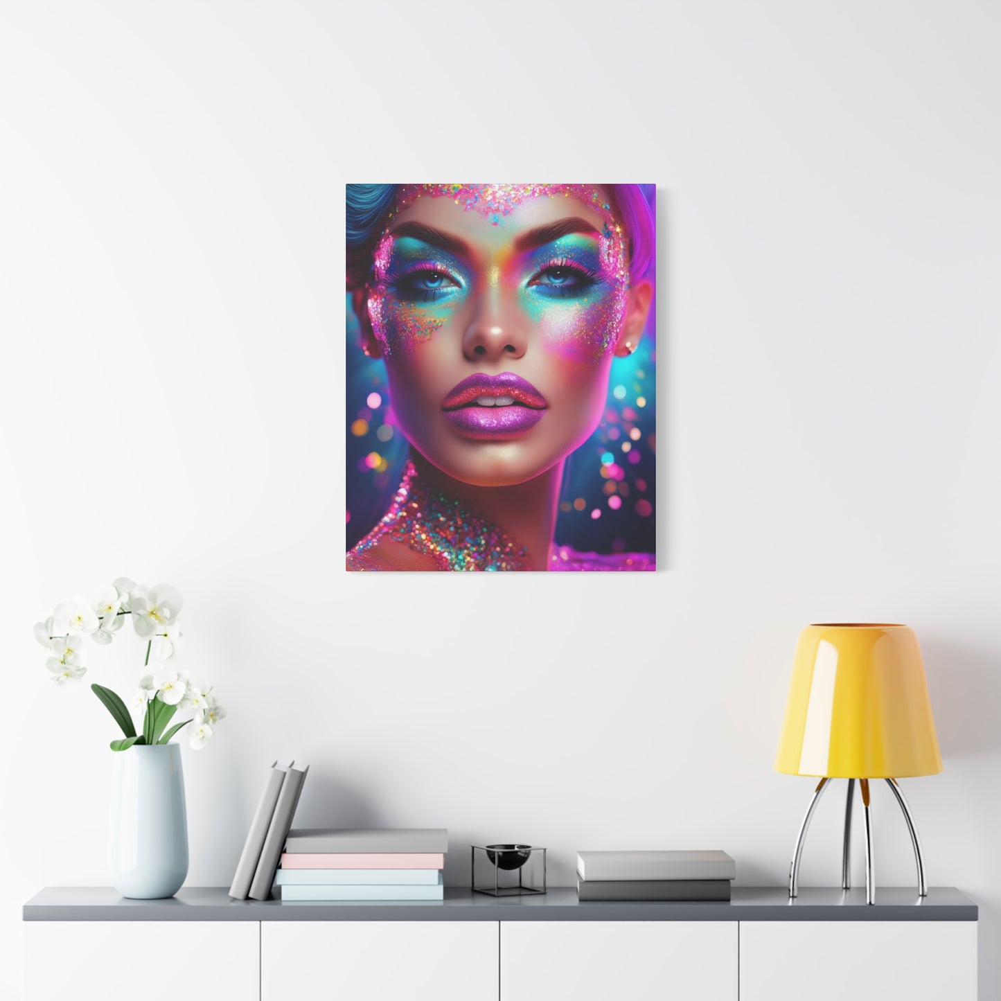 Glitter Love 008- Canvas Print – Vibrant Wall Decor