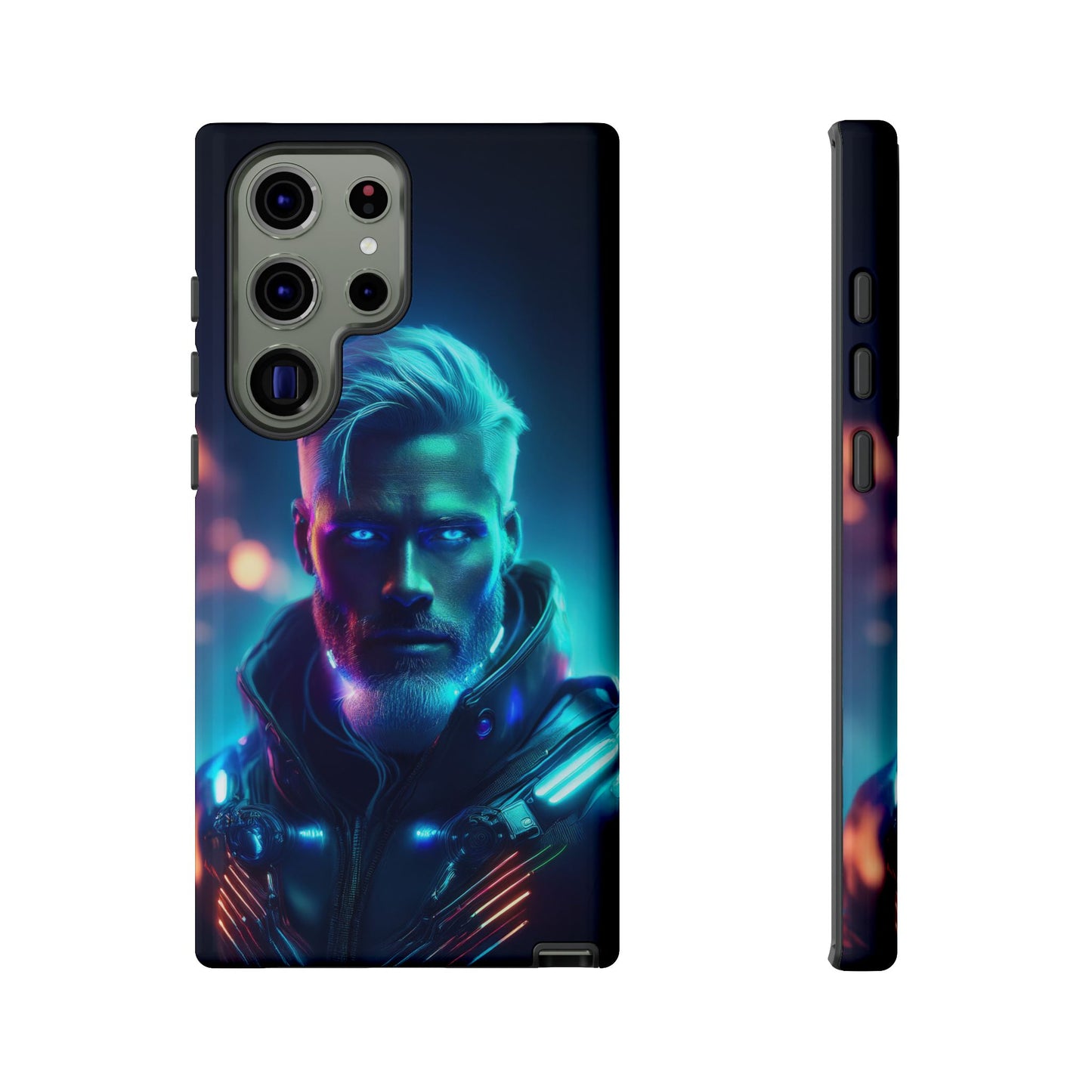 Futuristic Cyberpunk Male Cell Phone Case 023