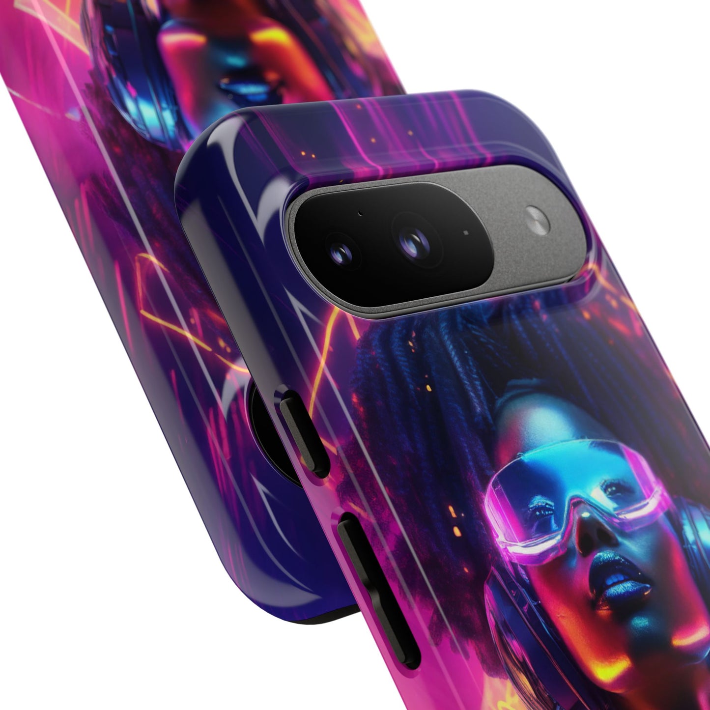 Futuristic Cyberpunk Female Cell Phone Case 030