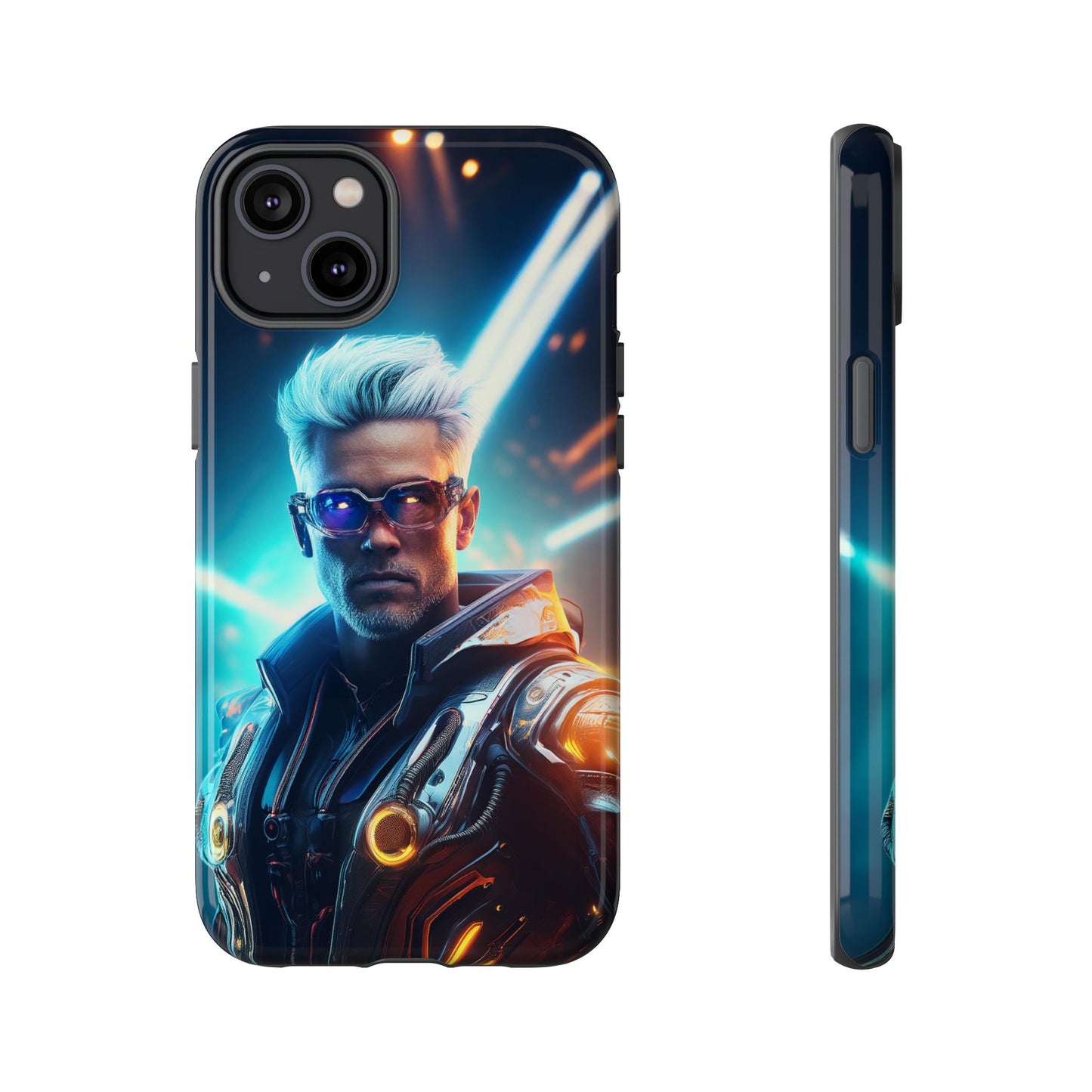 Futuristic Cyberpunk Male Cell Phone Case 013