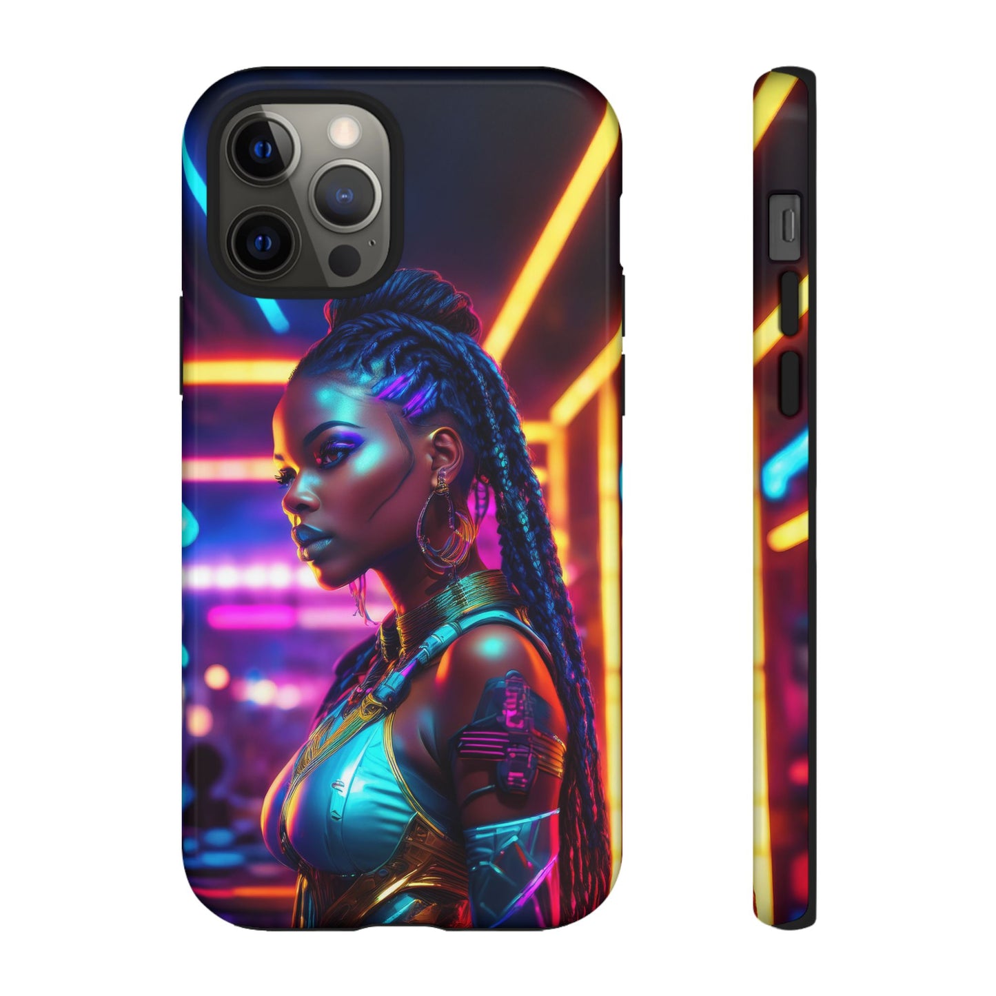 Futuristic Cyberpunk Female Cell Phone Case 006