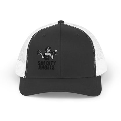 Sin City Angels Trucker Hat – Embroidered Vegas Girl Hat for Party Vibes