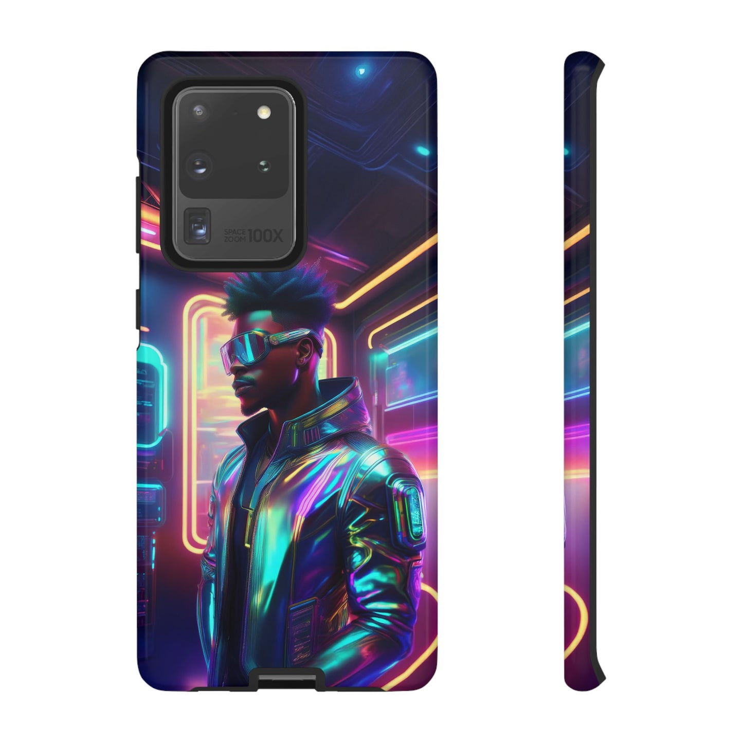 Futuristic Cyberpunk Male Cell Phone Case 004