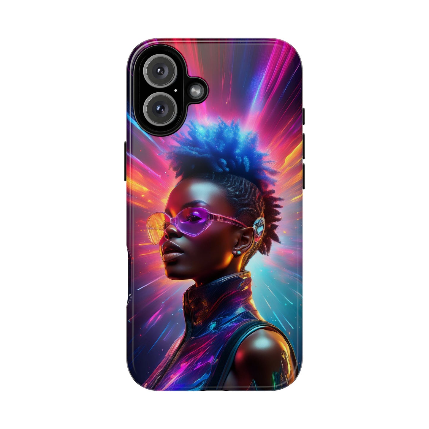 Futuristic Cyberpunk Female Cell Phone Case 026