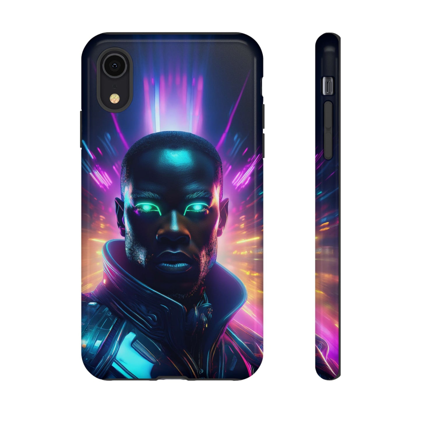 Futuristic Cyberpunk Male Cell Phone Case 022