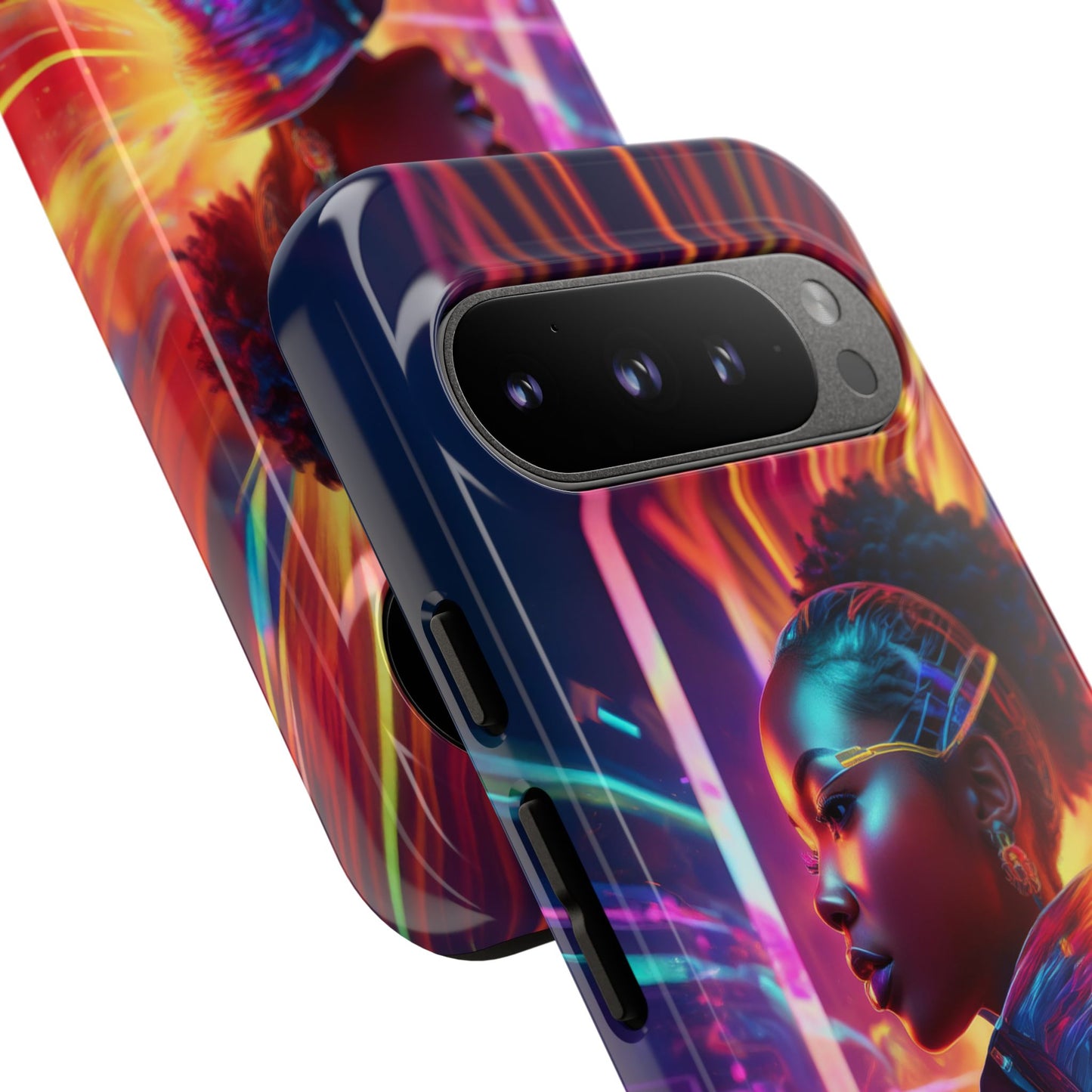 Futuristic Cyberpunk Female Cell Phone Case 001