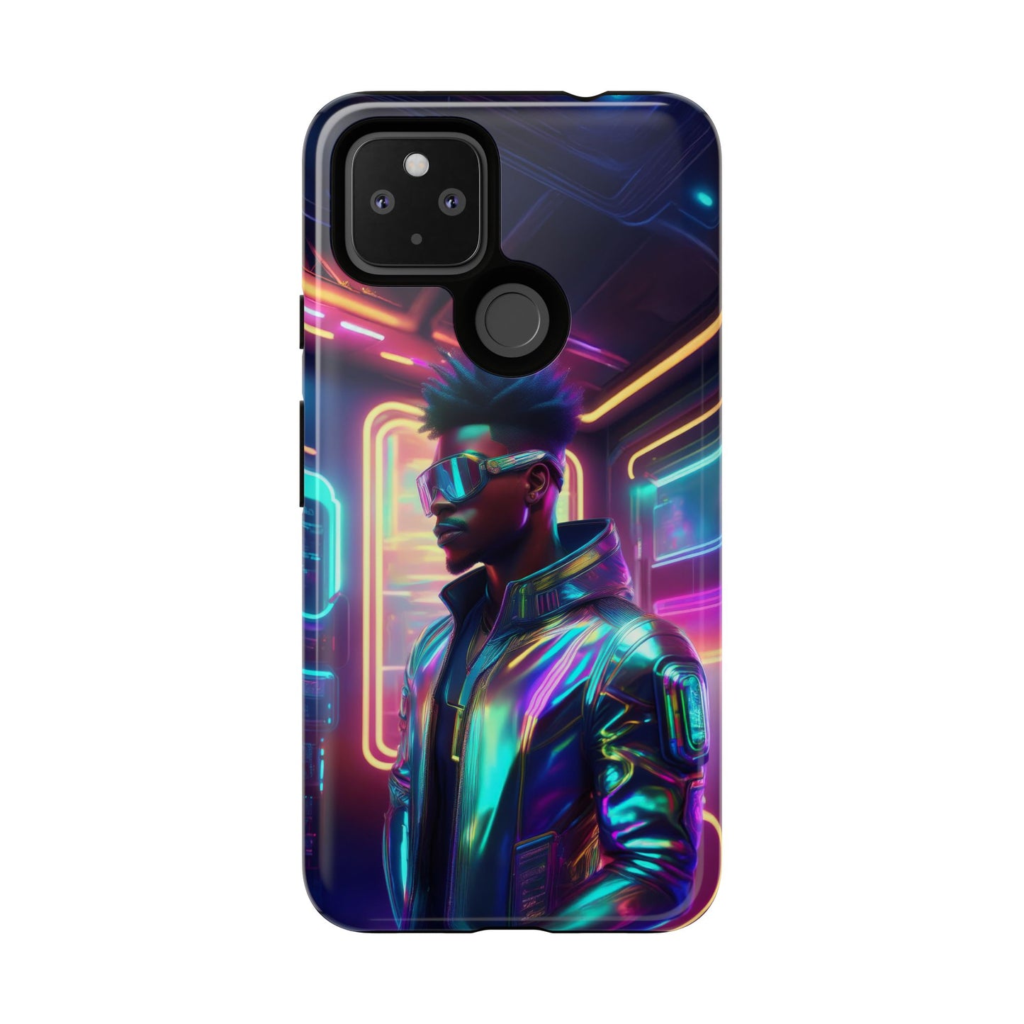 Futuristic Cyberpunk Male Cell Phone Case 004