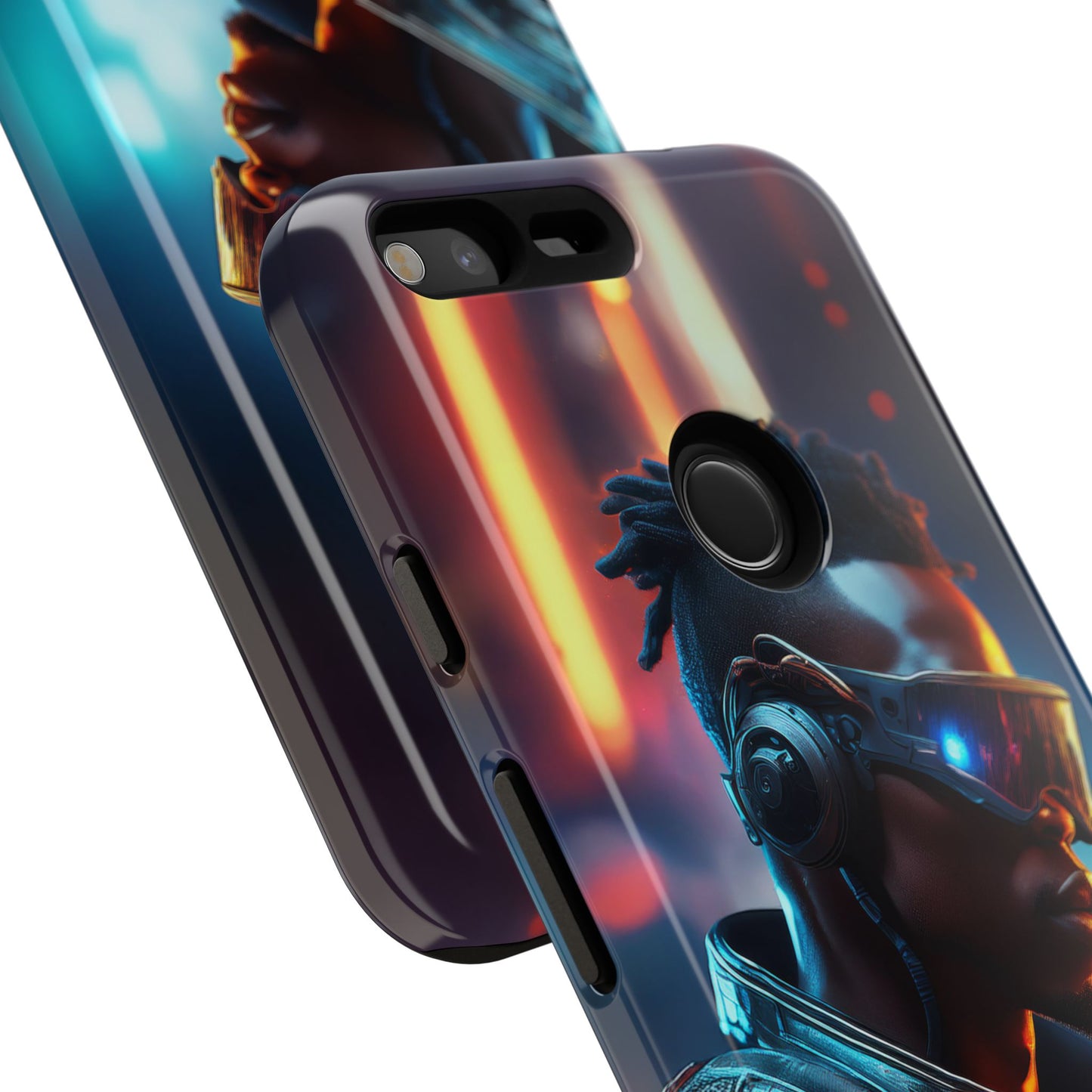 Futuristic Cyberpunk Male Cell Phone Case 016