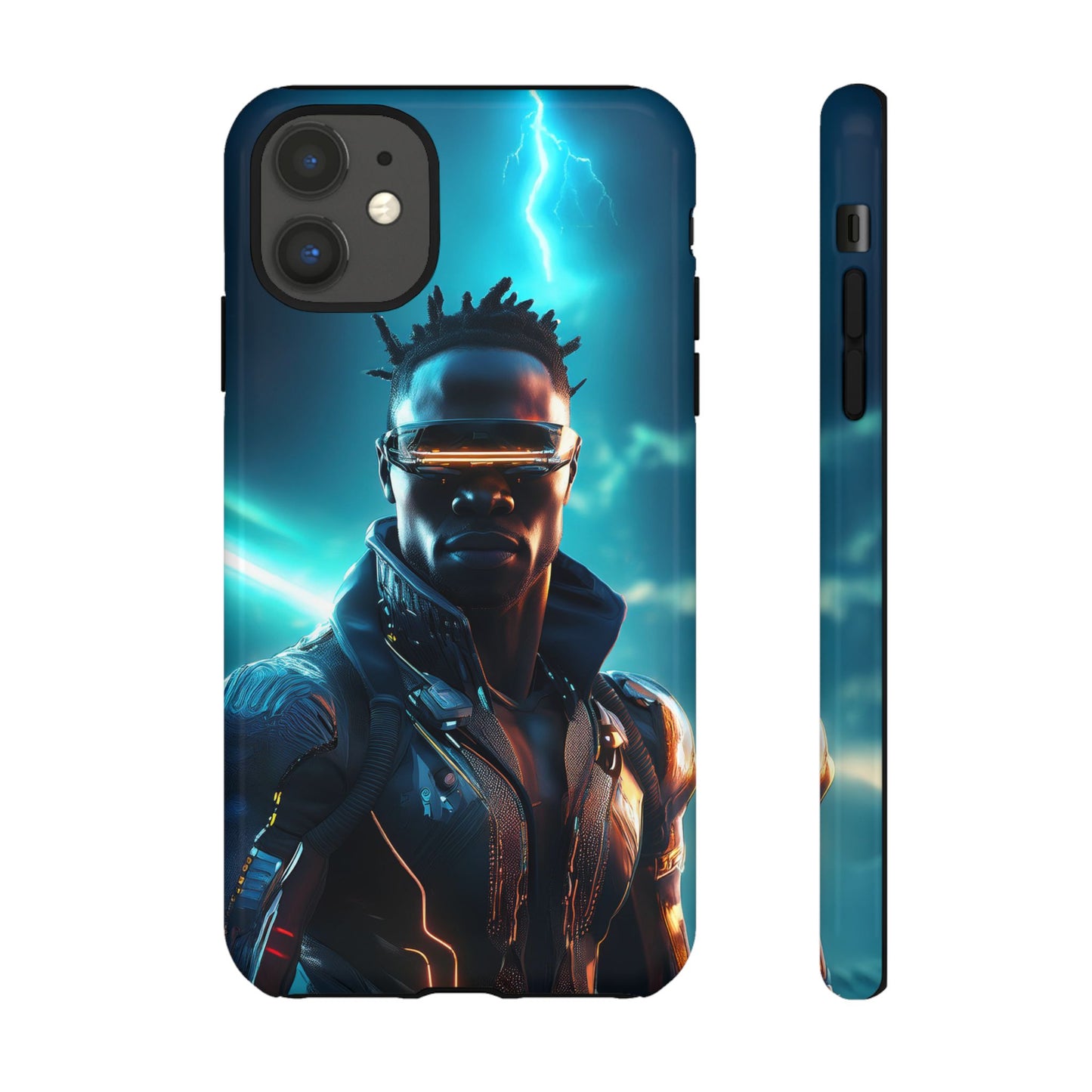 Futuristic Cyberpunk Male Cell Phone Case 014