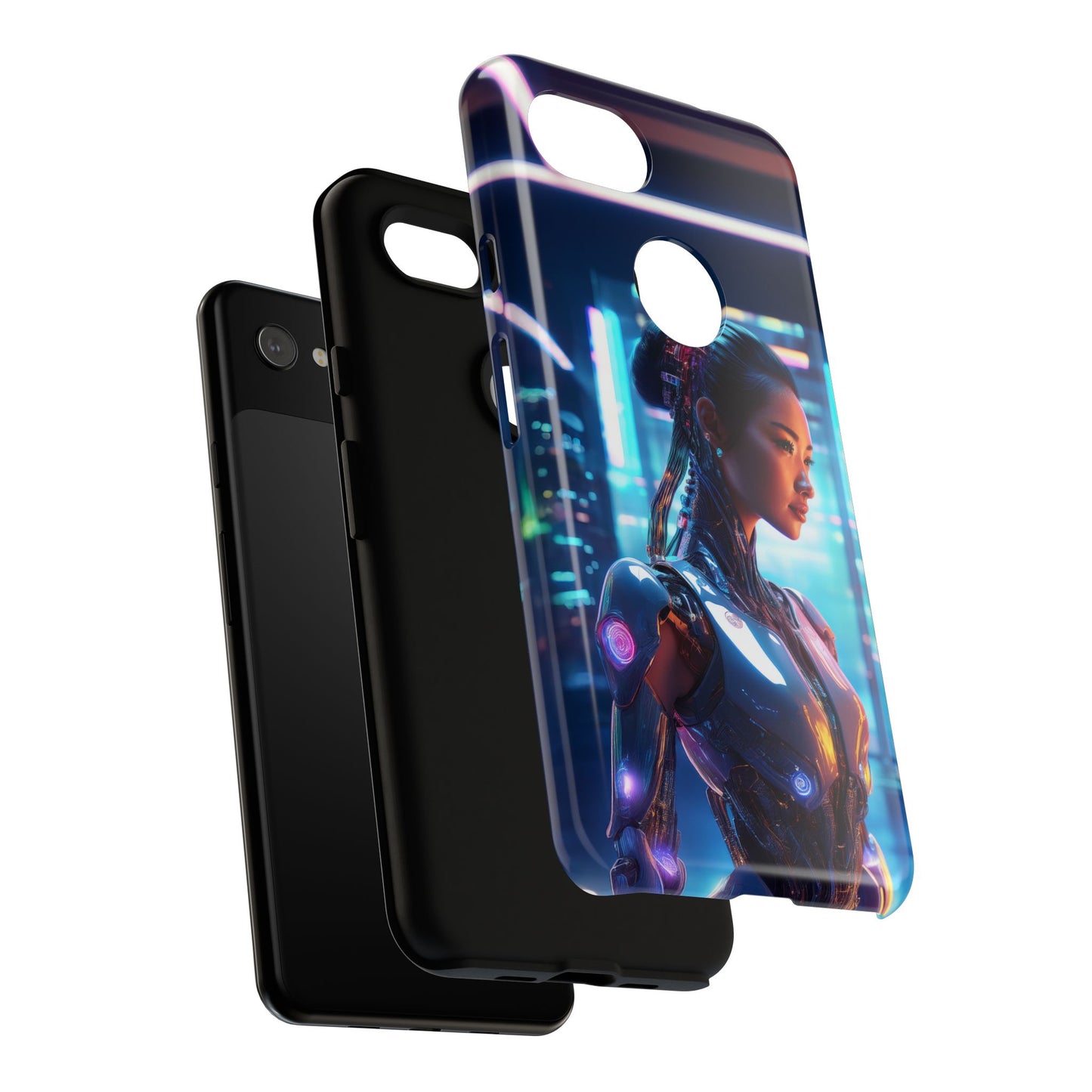 Futuristic Human Android Hybrid Cell Phone Case 013