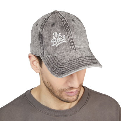 The Boss Vintage Hat – Embroidered Statement Hat for Power Moves Only