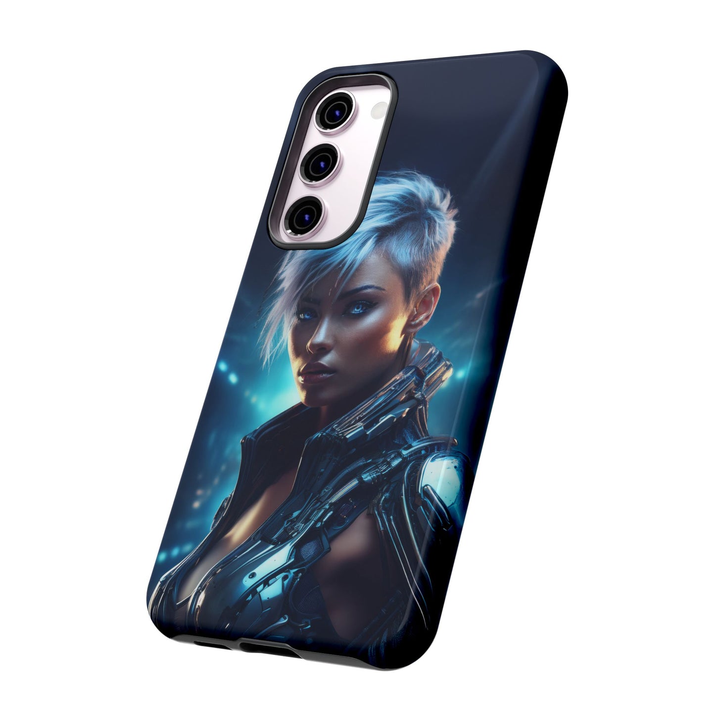 Futuristic Cyberpunk Female Cell Phone Case 027