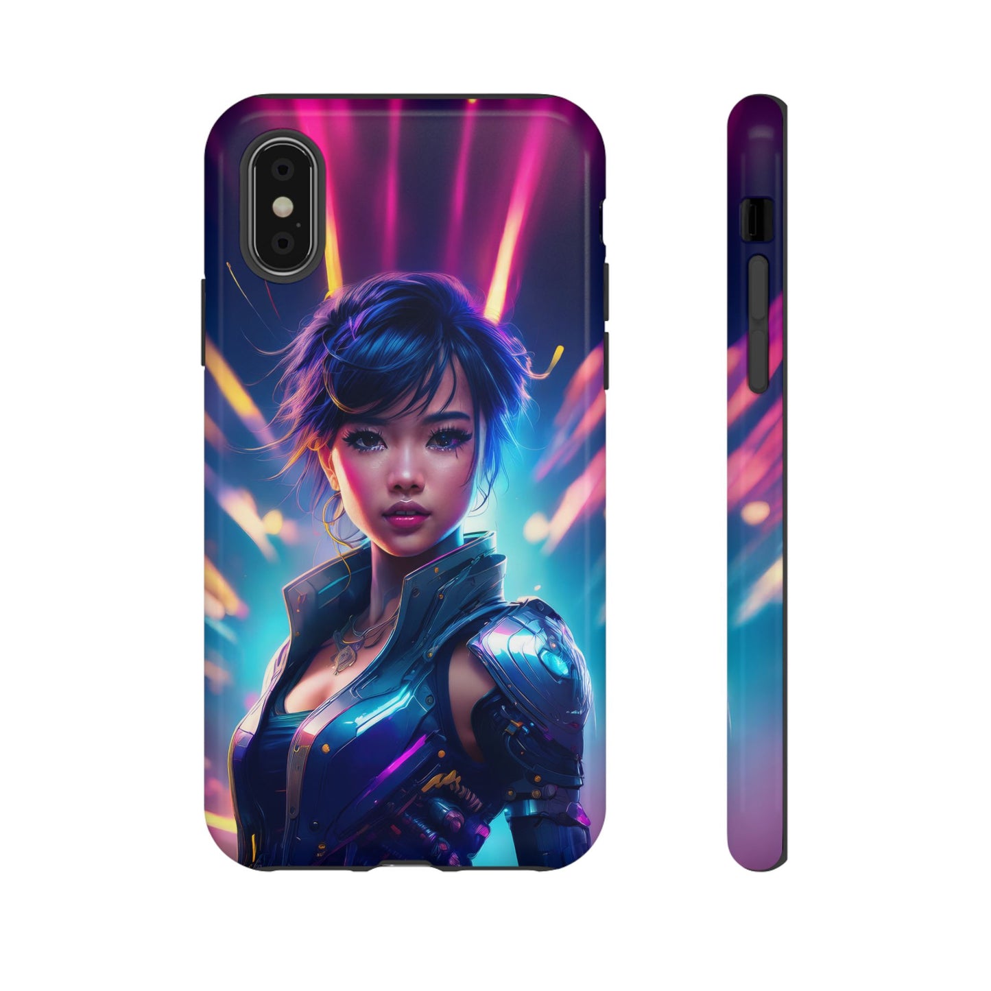 Futuristic Cyberpunk Female Cell Phone Case 024