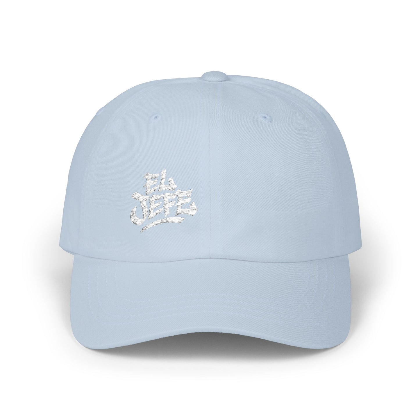 El Jefe Classic Dad Hat – Embroidered Bold Text Hat for Boss Energy, Leadership Style, and Latin Flair. White Letters