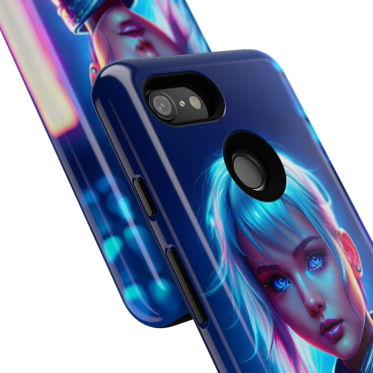 Futuristic Cyberpunk Female Cell Phone Case 013