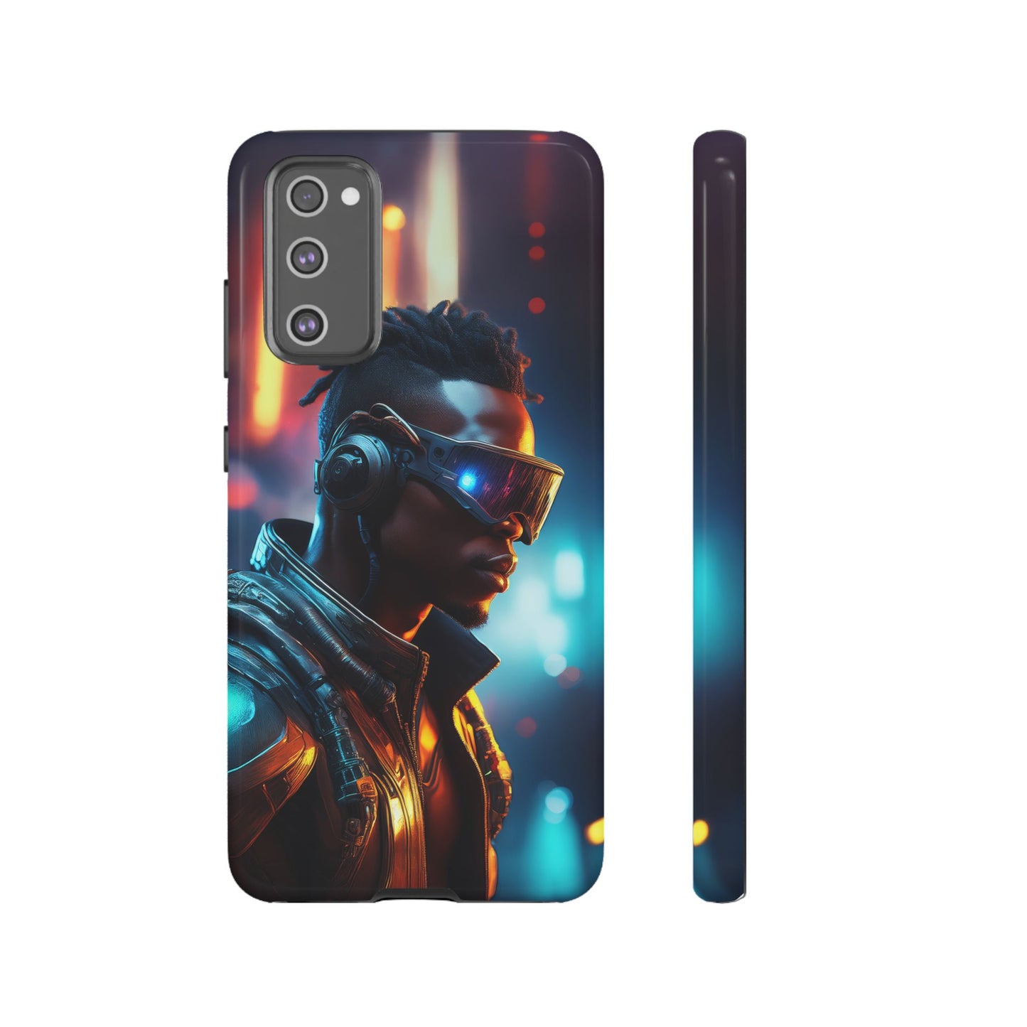 Futuristic Cyberpunk Male Cell Phone Case 016