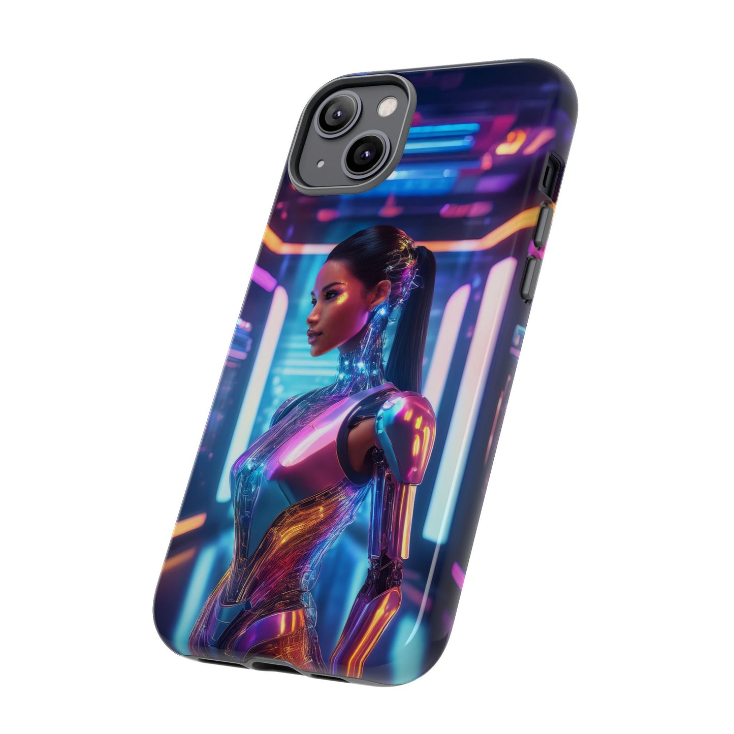 Futuristic Human Android Hybrid Cell Phone Case 016