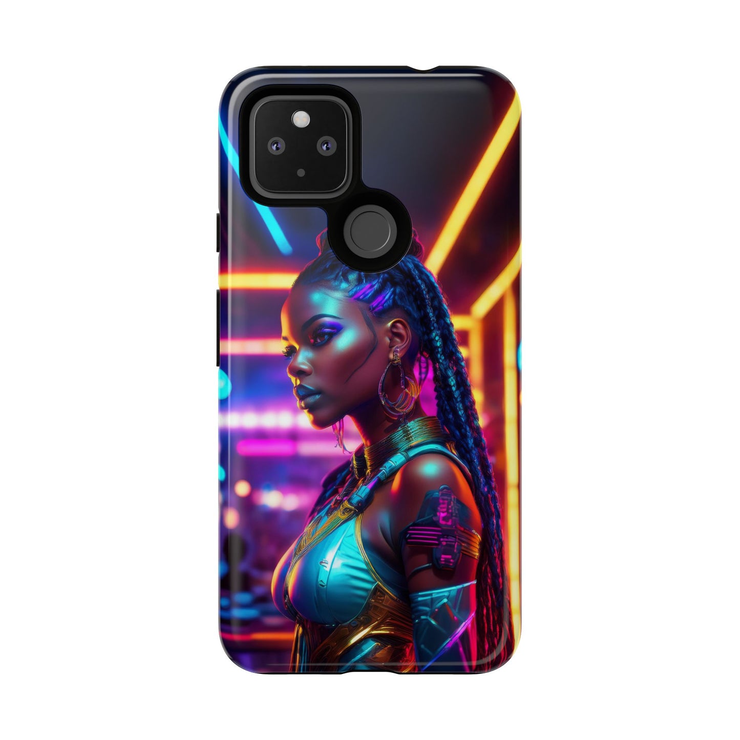 Futuristic Cyberpunk Female Cell Phone Case 006