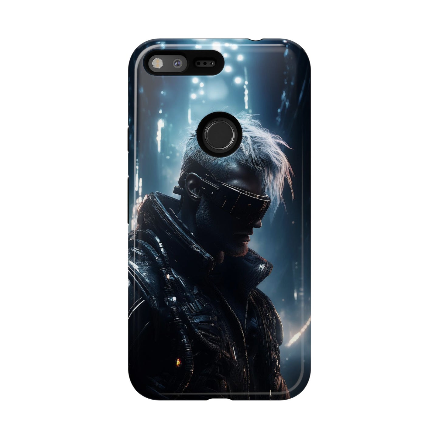 Futuristic Cyberpunk Male Cell Phone Case 025