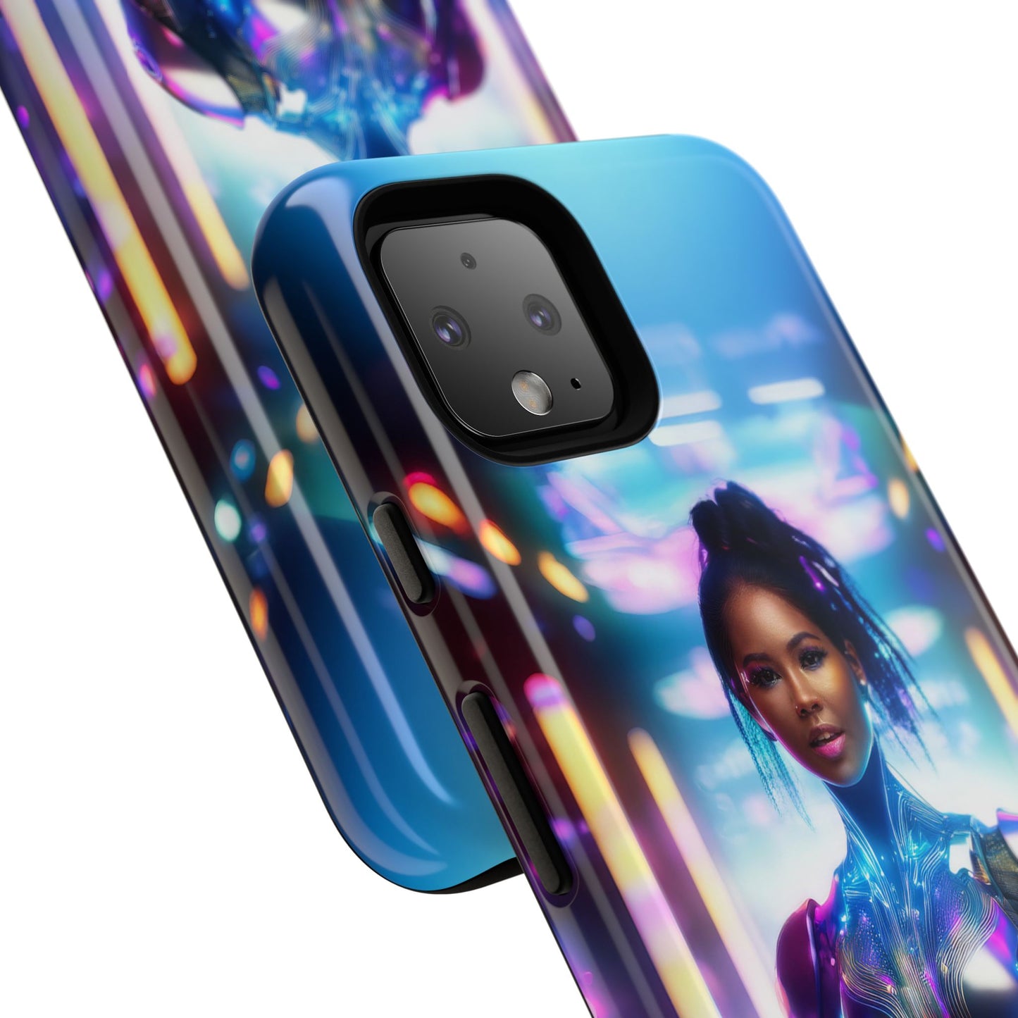 Futuristic Human Android Hybrid Cell Phone Case 009