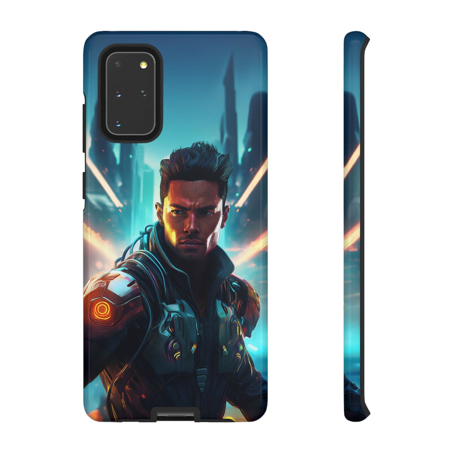 Futuristic Cyberpunk Male Cell Phone Case 015