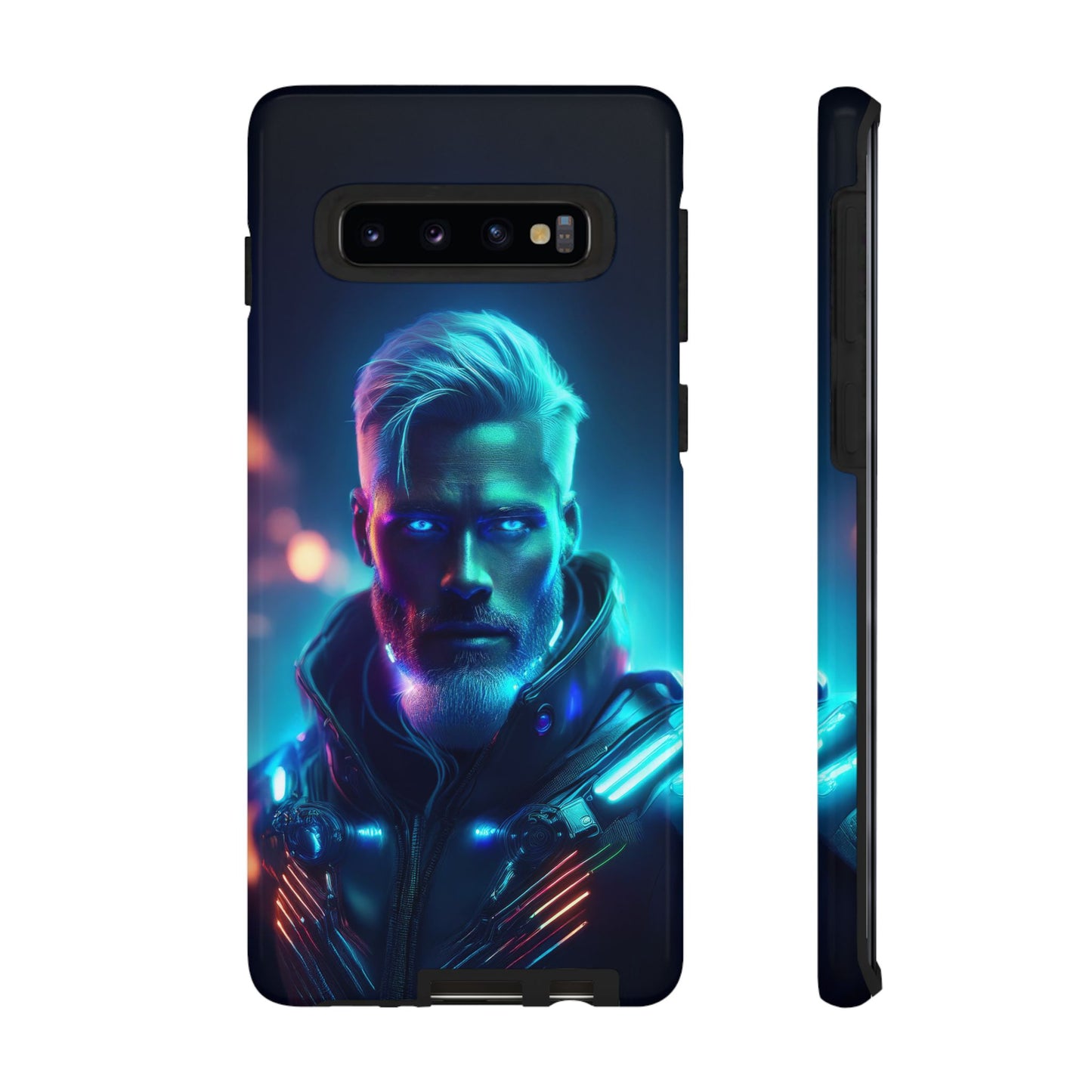 Futuristic Cyberpunk Male Cell Phone Case 023