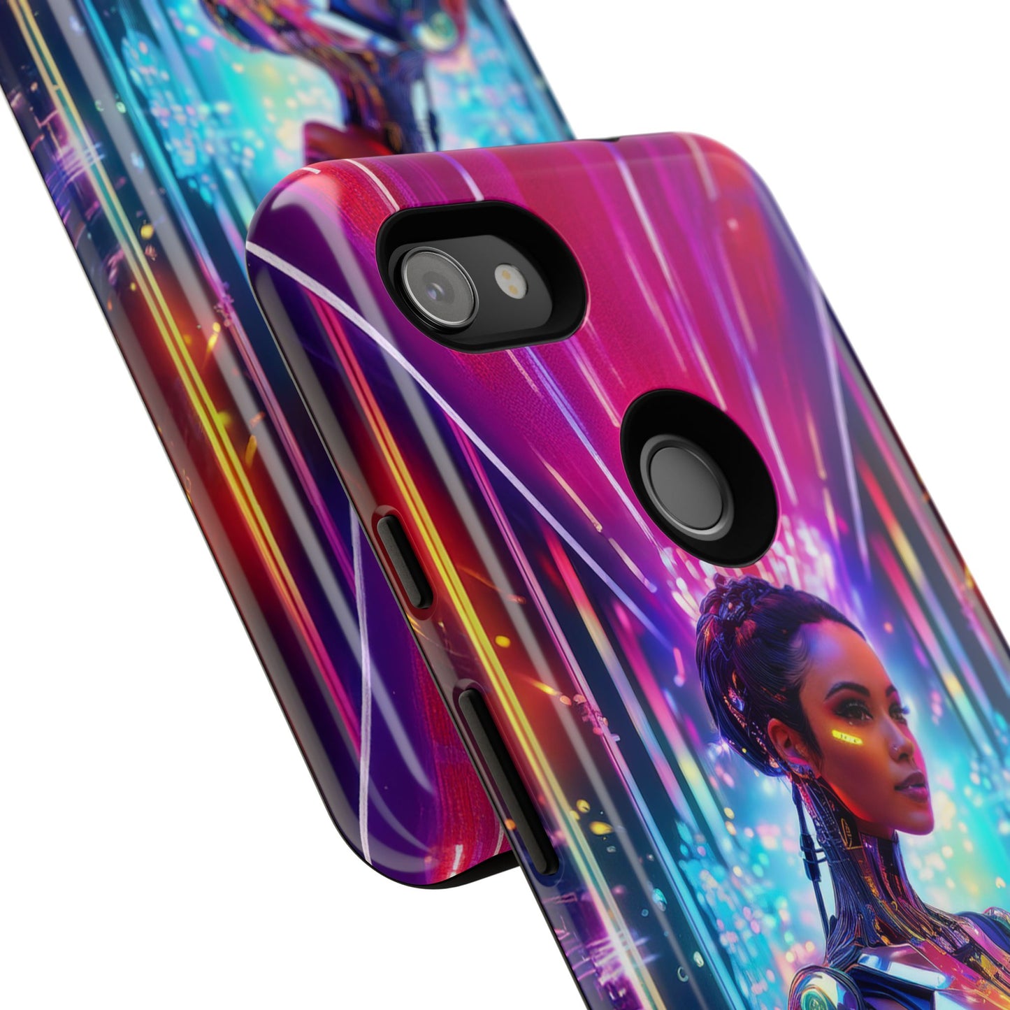 Futuristic Human Android Hybrid Cell Phone Case 006