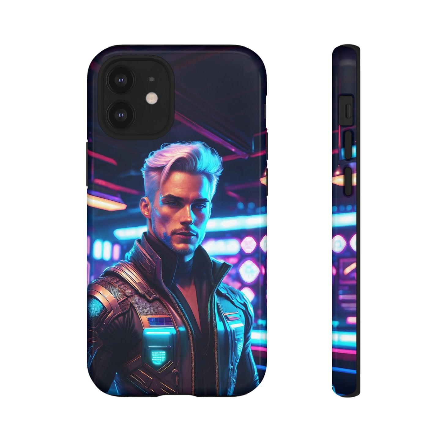 Futuristic Cyberpunk Male Cell Phone Case 008