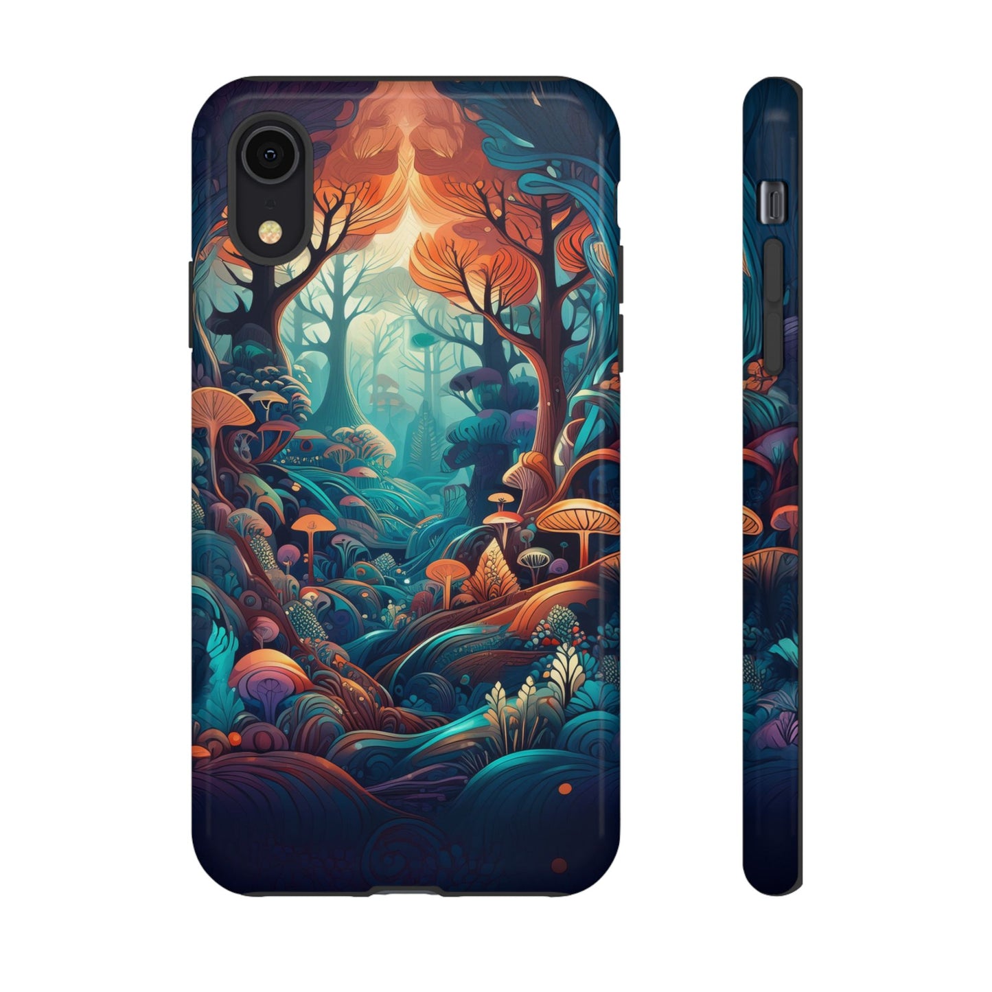 Mystical Forest, Paper Art Style Tough Cases