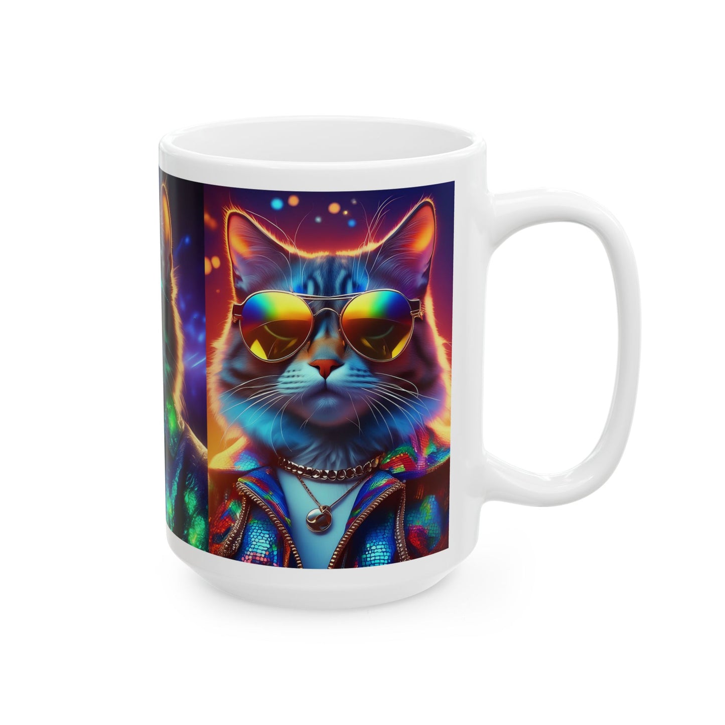 Cool Cats Ceramic Mug, (11oz, 15oz)