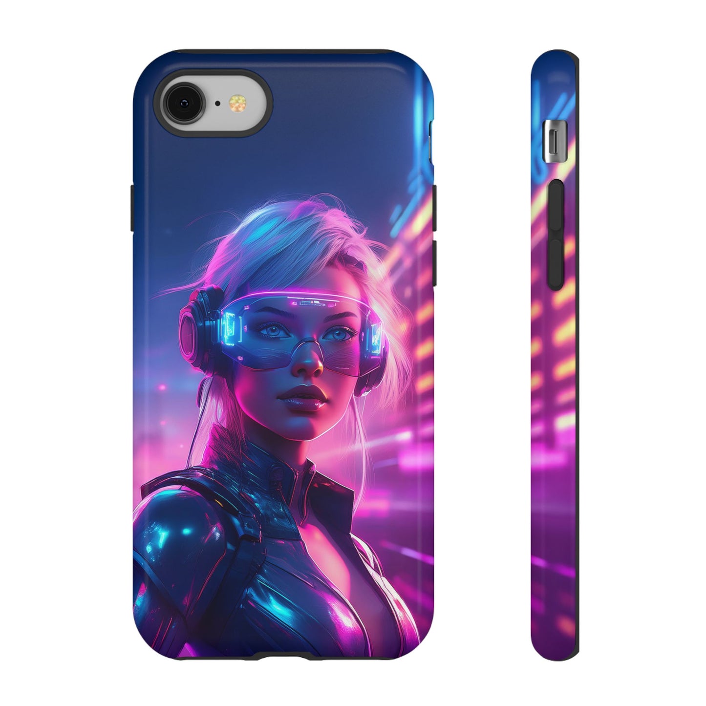 Futuristic Cyberpunk Female Cell Phone Case 029