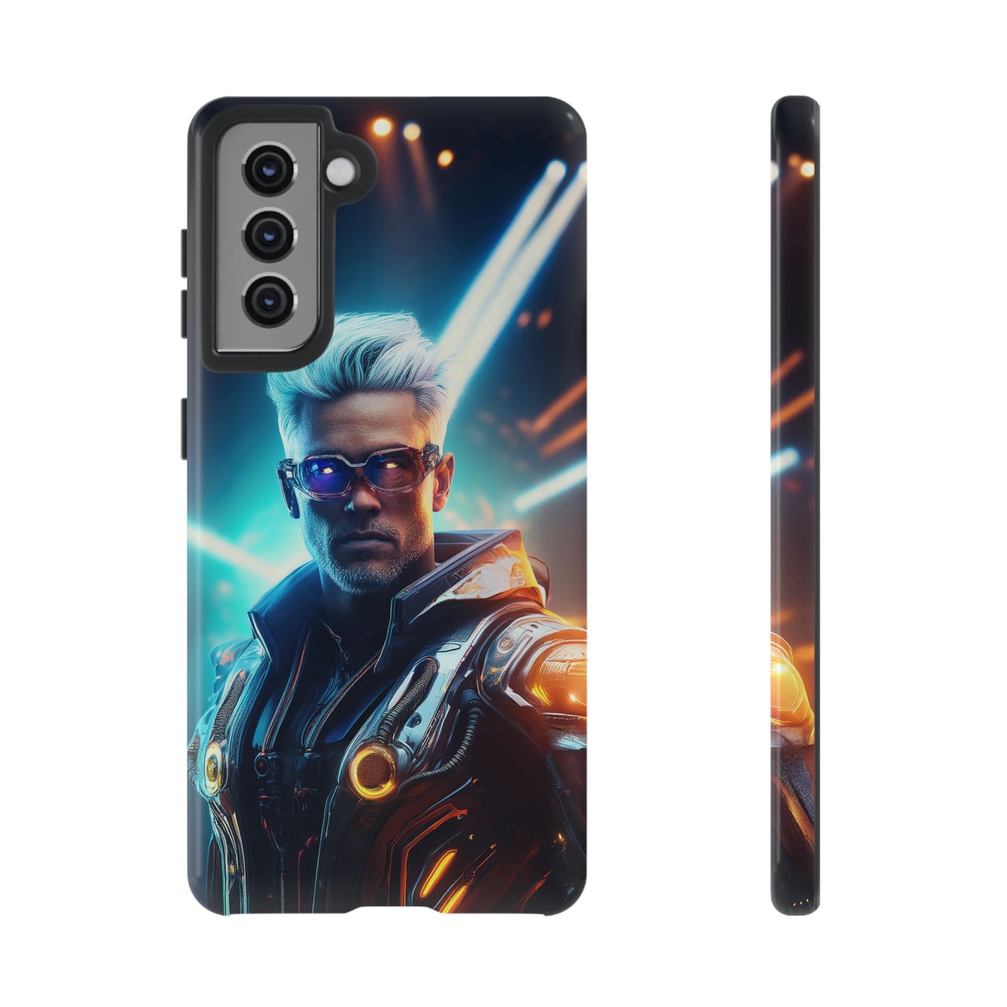 Futuristic Cyberpunk Male Cell Phone Case 013