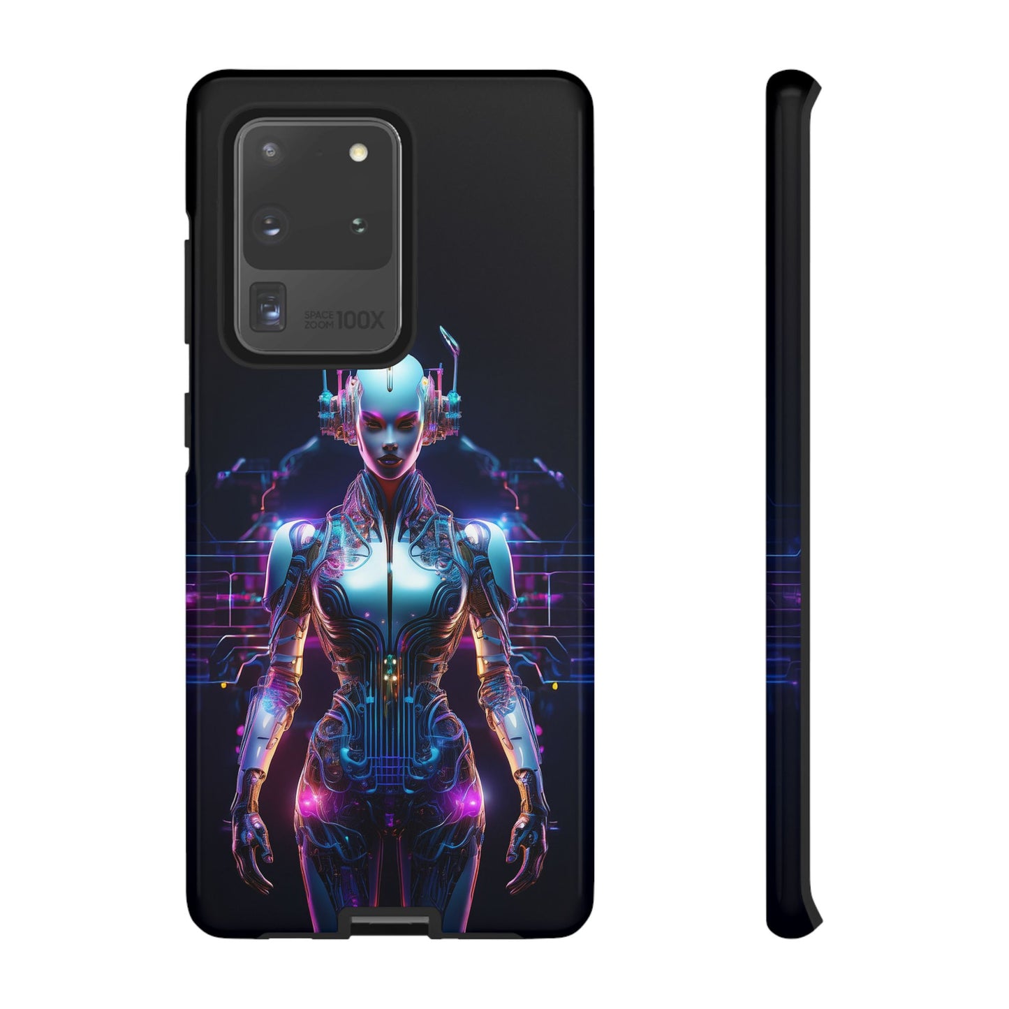 Futuristic Human Android Hybrid Cell Phone Case 001