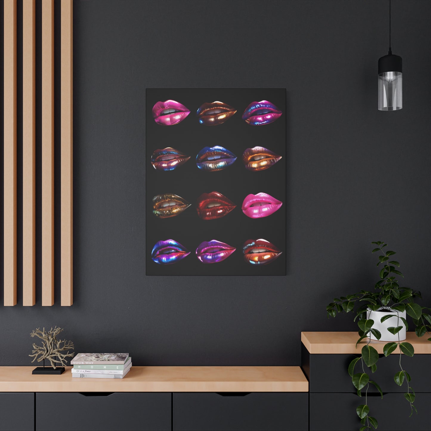 Hot Lips - Canvas Print – Vibrant Wall Decor