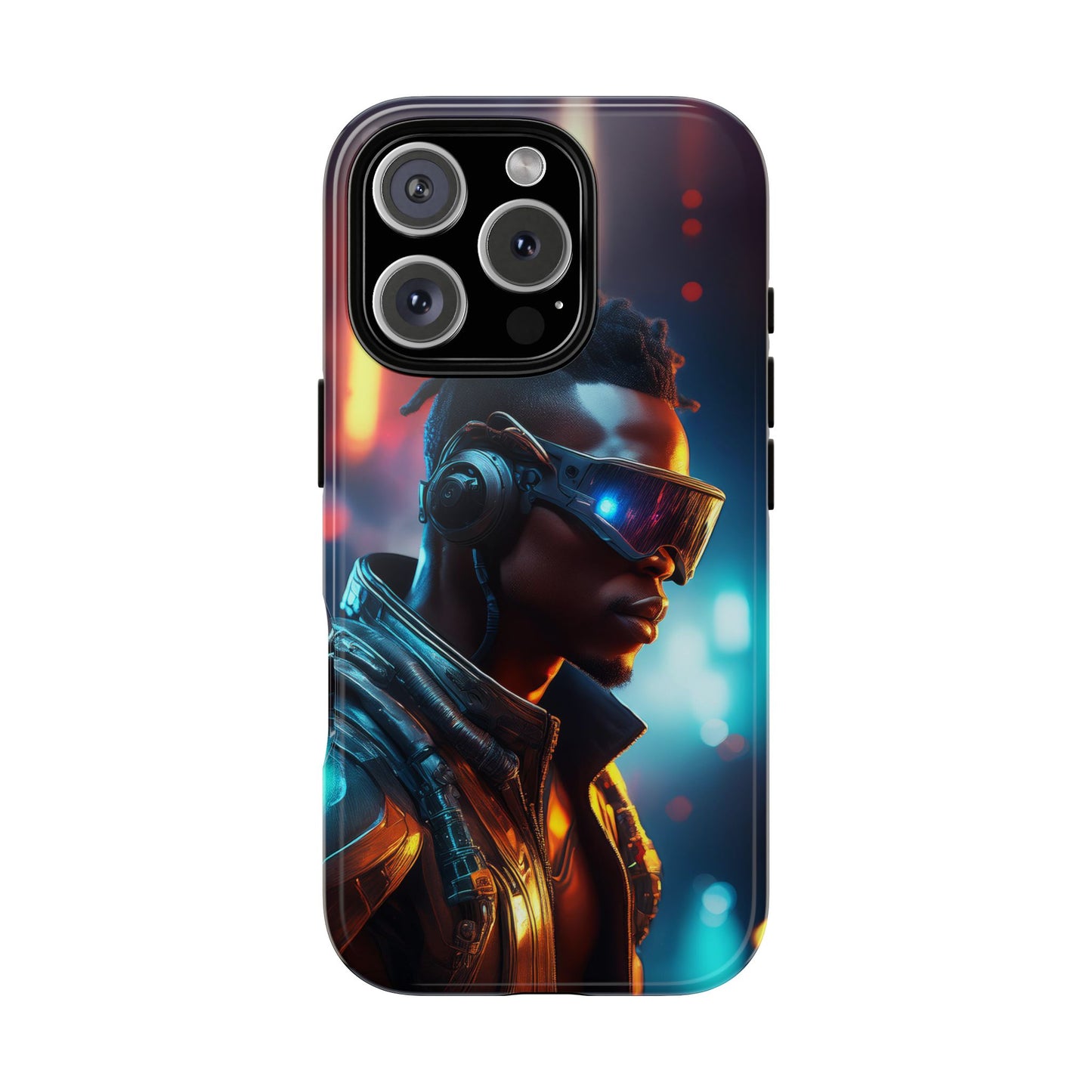 Futuristic Cyberpunk Male Cell Phone Case 016