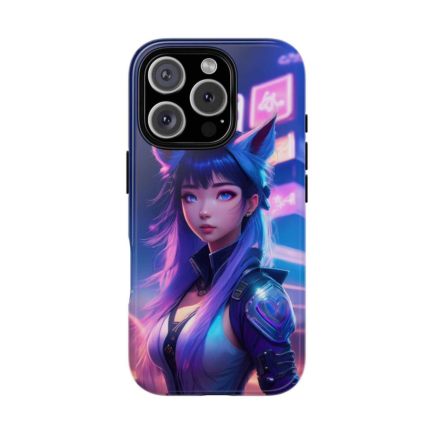 Futuristic Cyberpunk Female Cell Phone Case 010