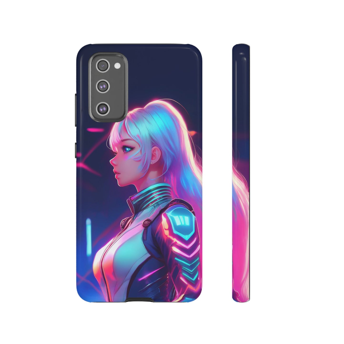 Futuristic Cyberpunk Female Cell Phone Case 009