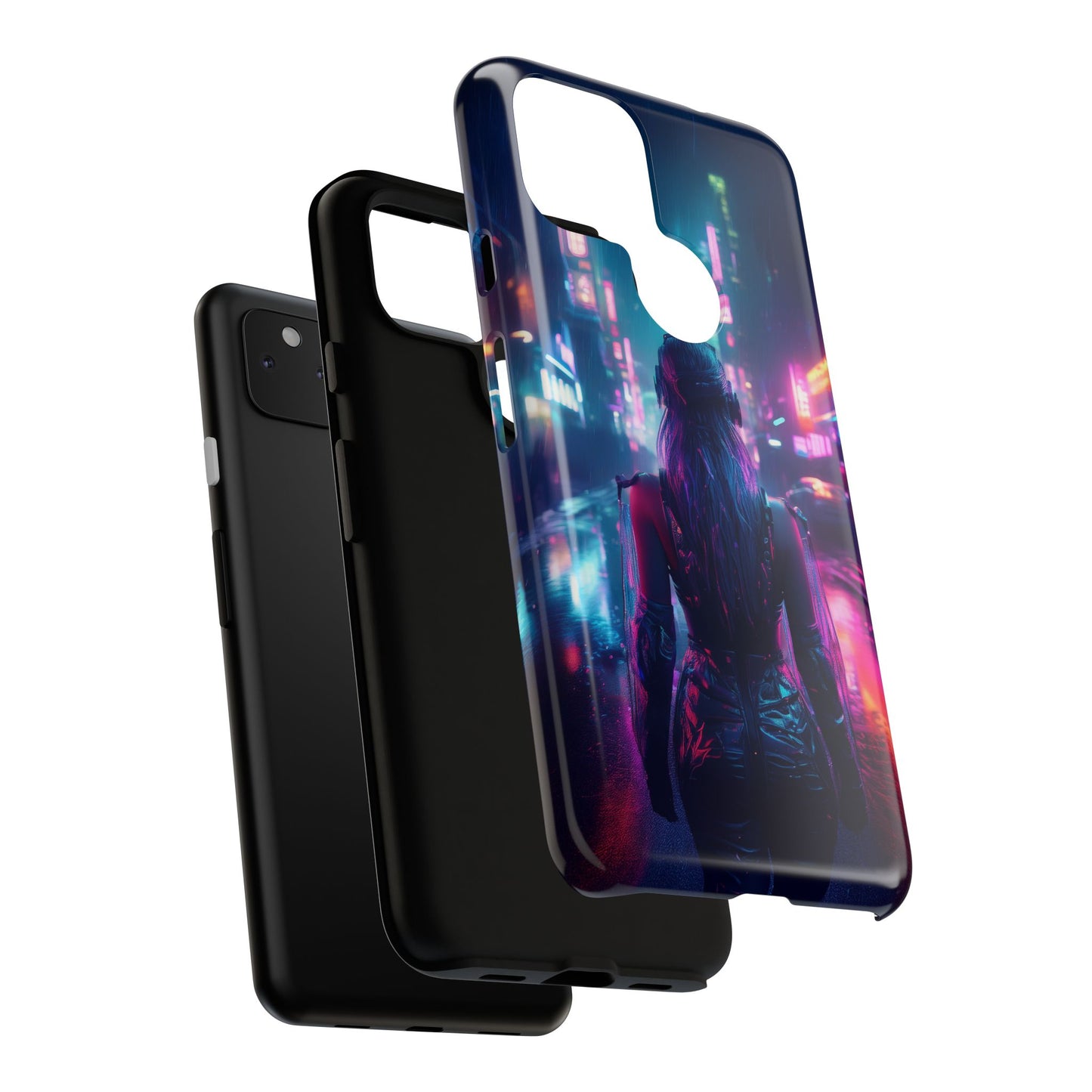 Futuristic Cyberpunk Female Cell Phone Case 032