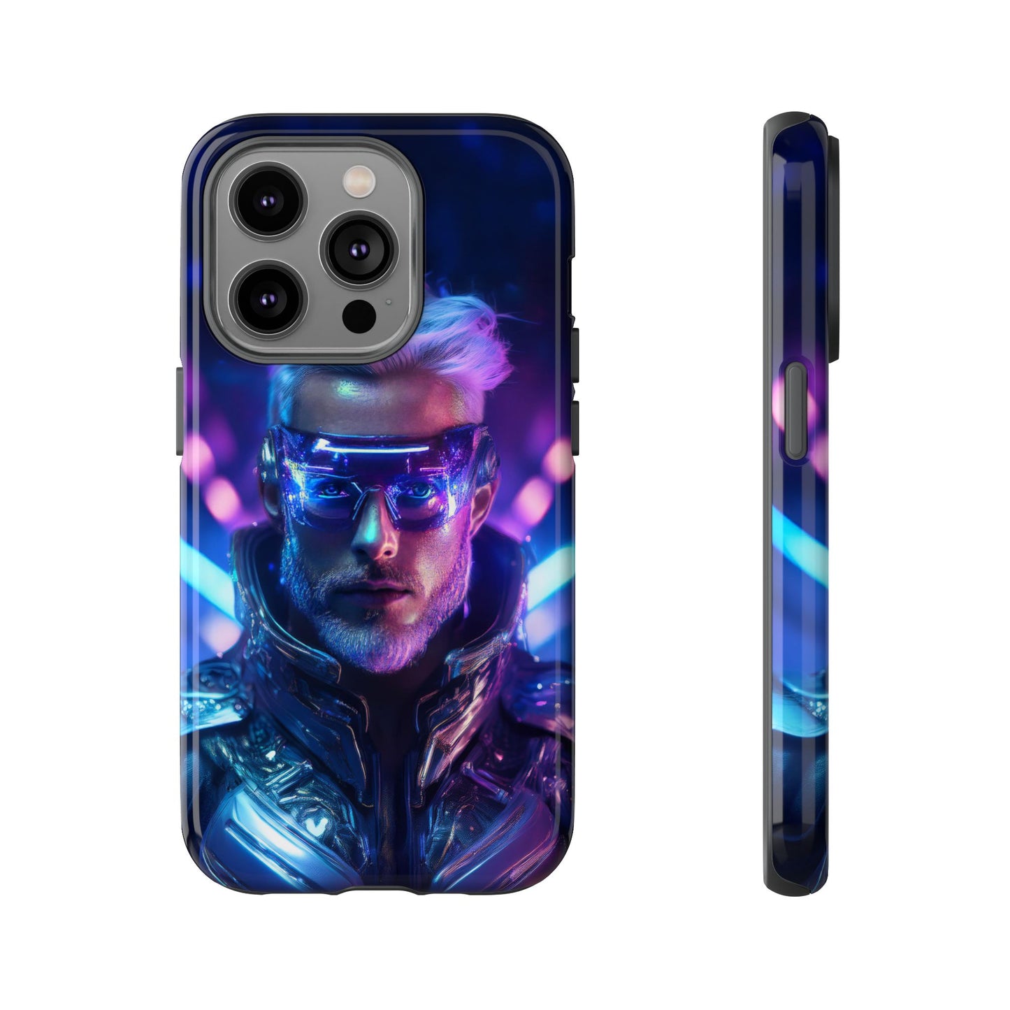 Futuristic Cyberpunk Male Cell Phone Case 020