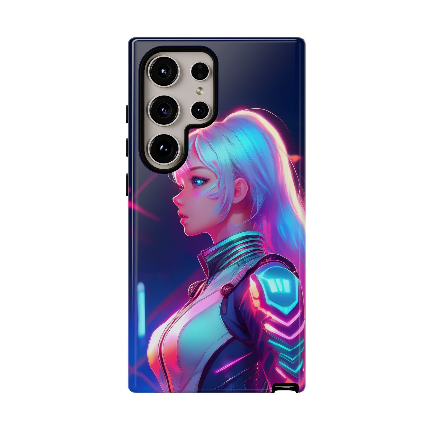 Futuristic Cyberpunk Female Cell Phone Case 009