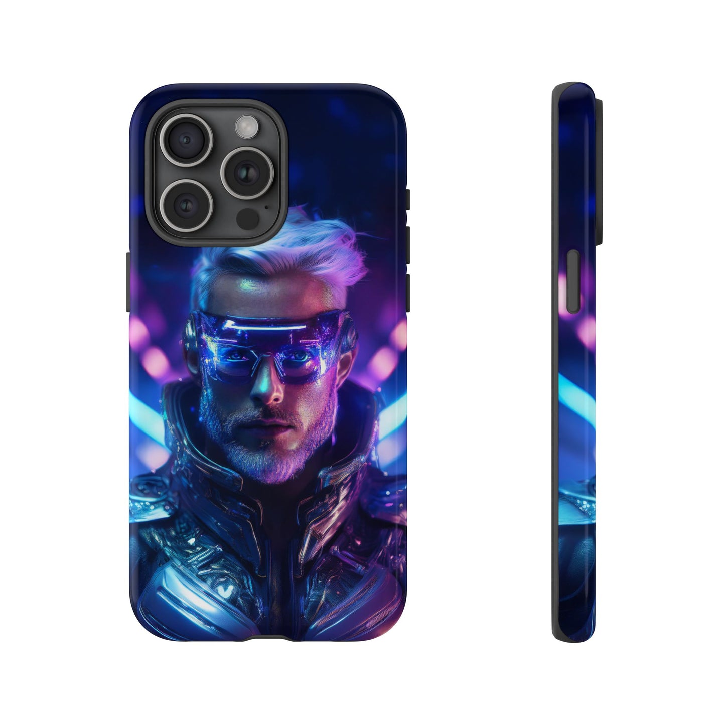 Futuristic Cyberpunk Male Cell Phone Case 020