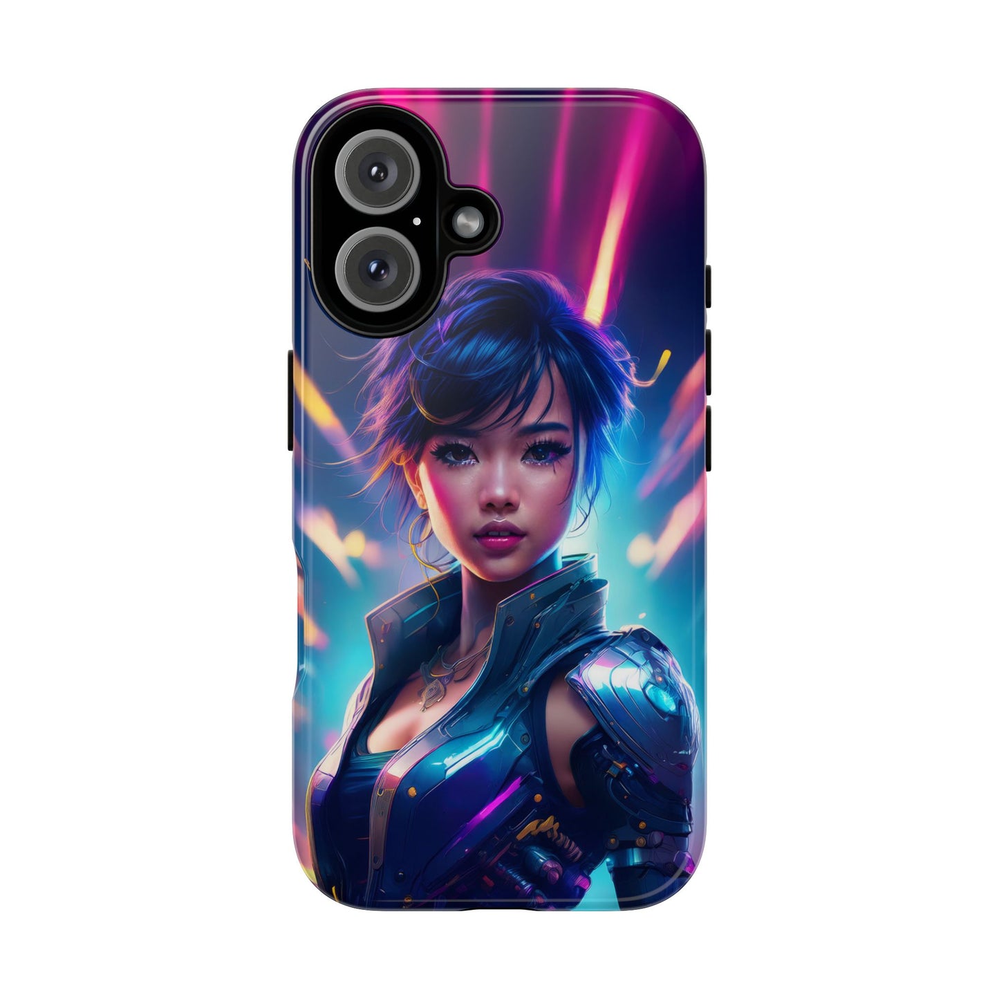 Futuristic Cyberpunk Female Cell Phone Case 024