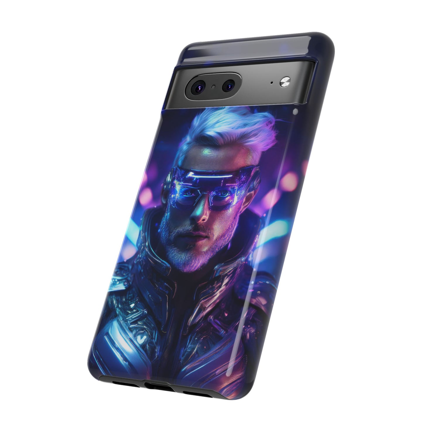 Futuristic Cyberpunk Male Cell Phone Case 020