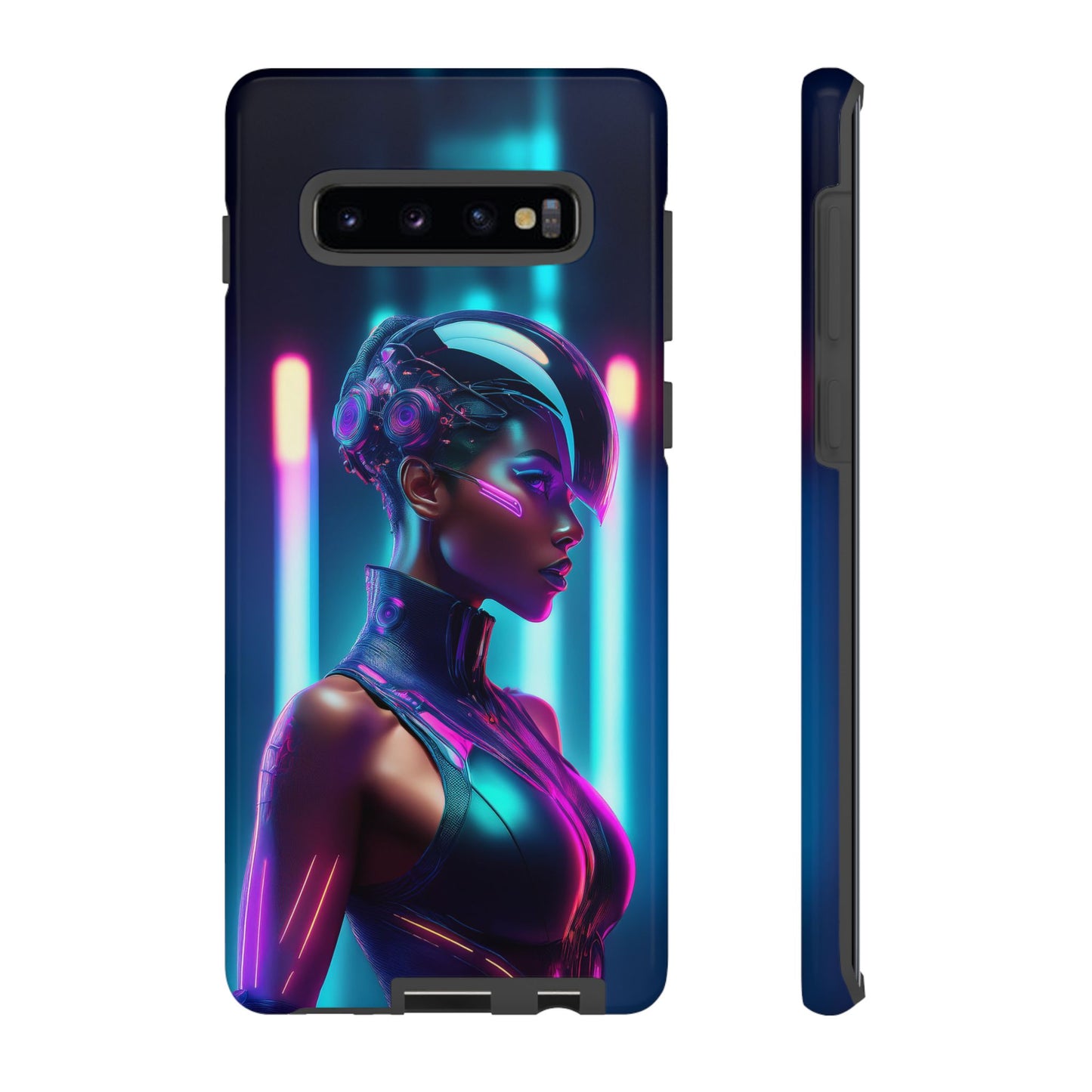 Futuristic Cyberpunk Female Cell Phone Case 021