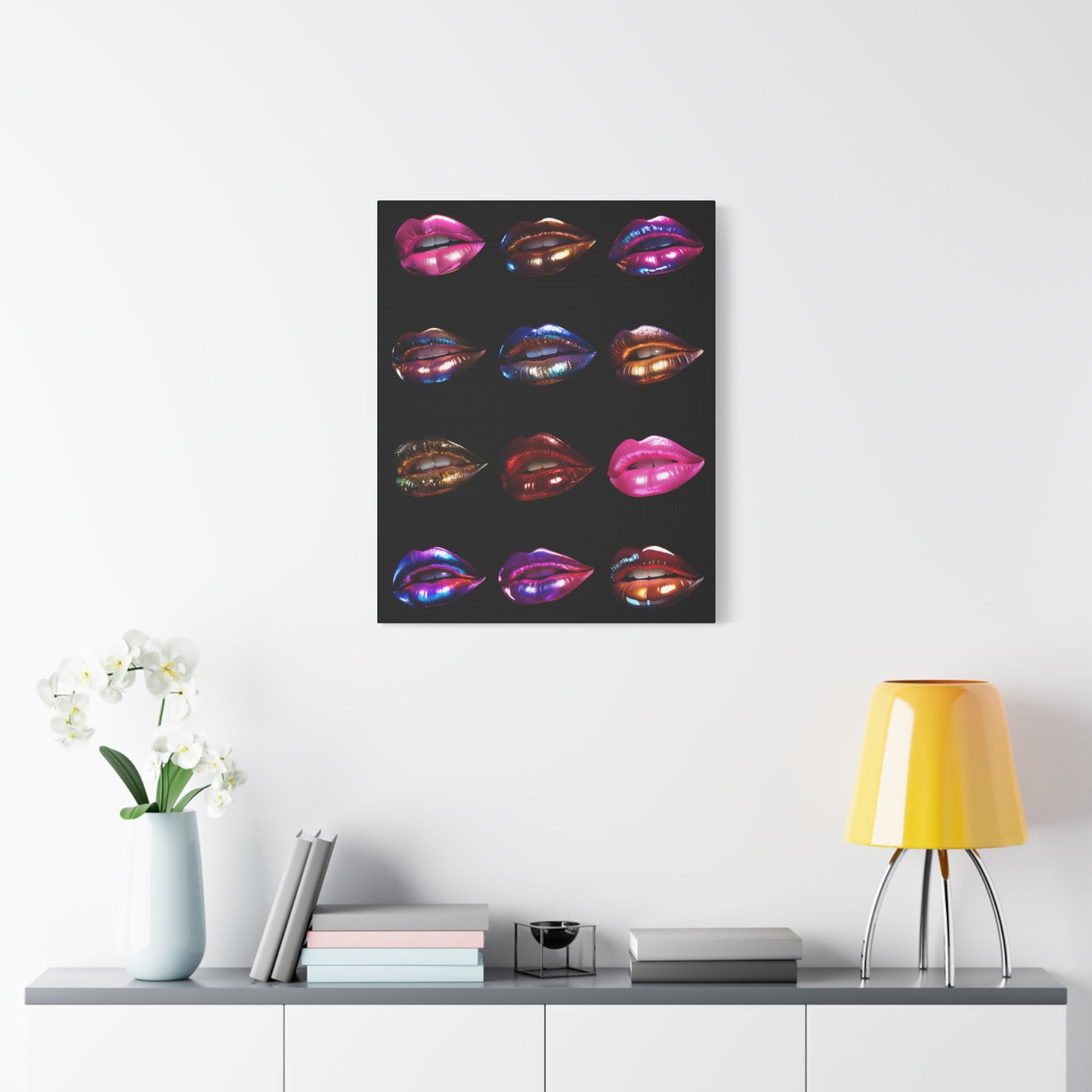 Hot Lips - Canvas Print – Vibrant Wall Decor