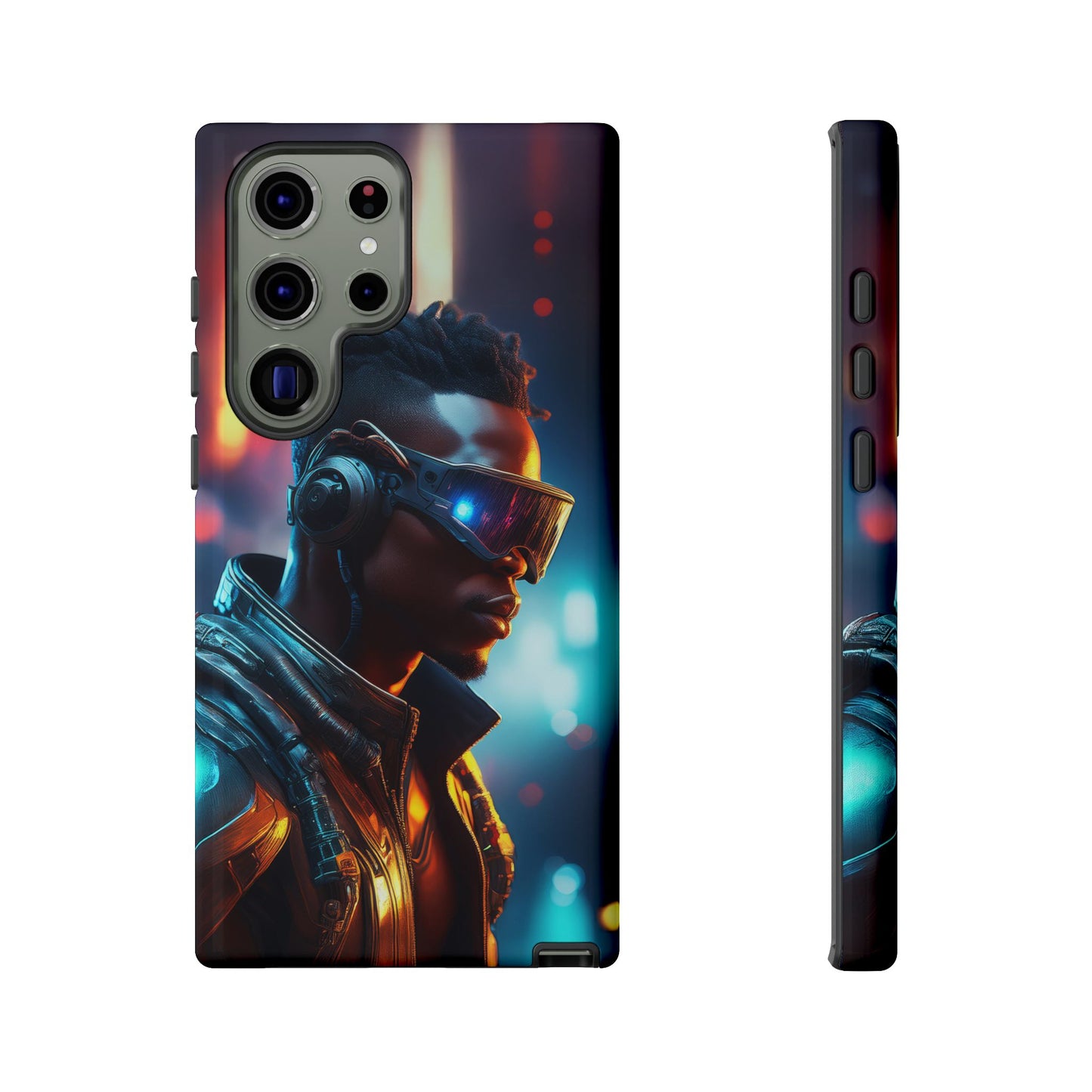 Futuristic Cyberpunk Male Cell Phone Case 016