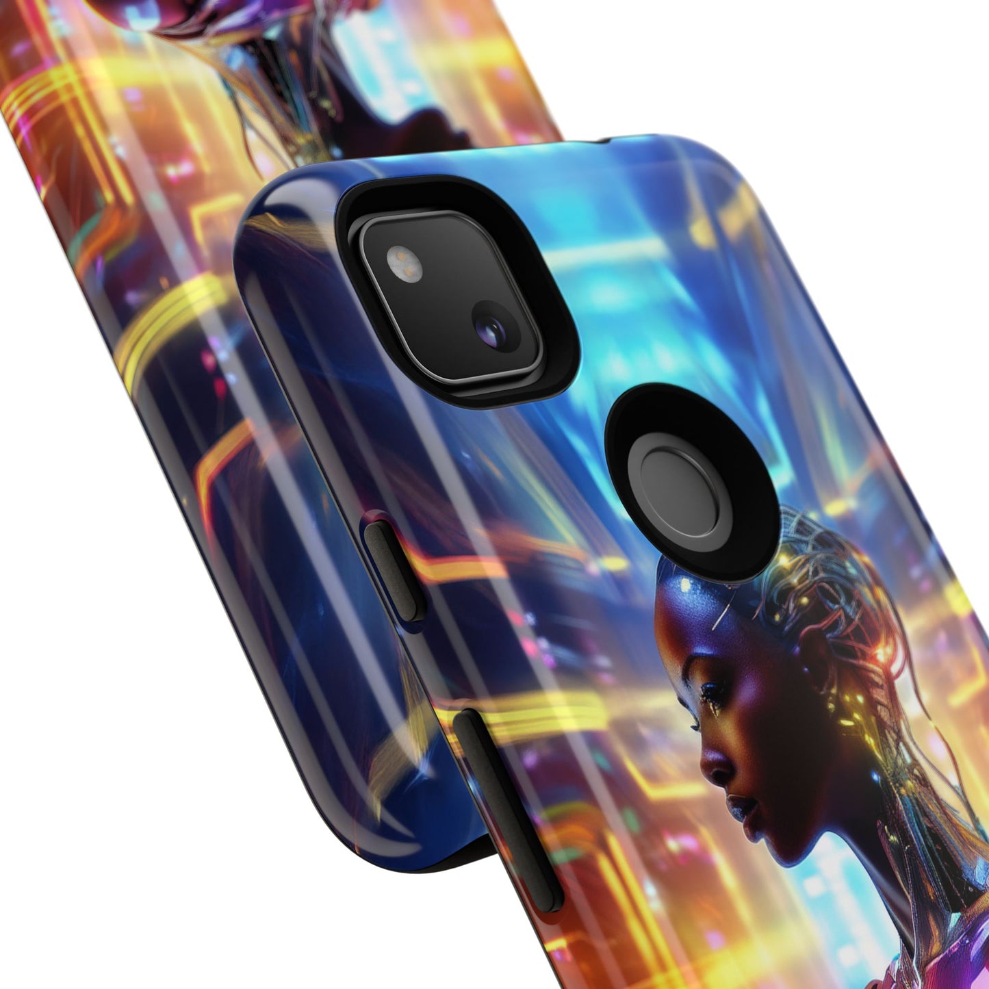 Futuristic Human Android Hybrid Cell Phone Case 011