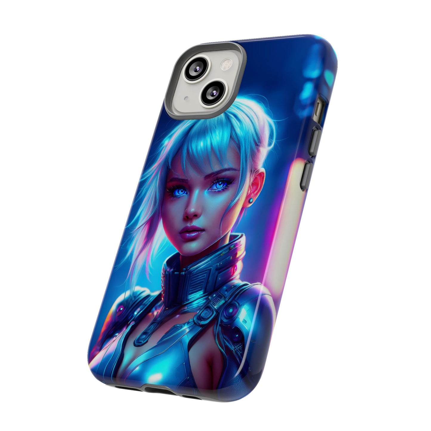 Futuristic Cyberpunk Female Cell Phone Case 013